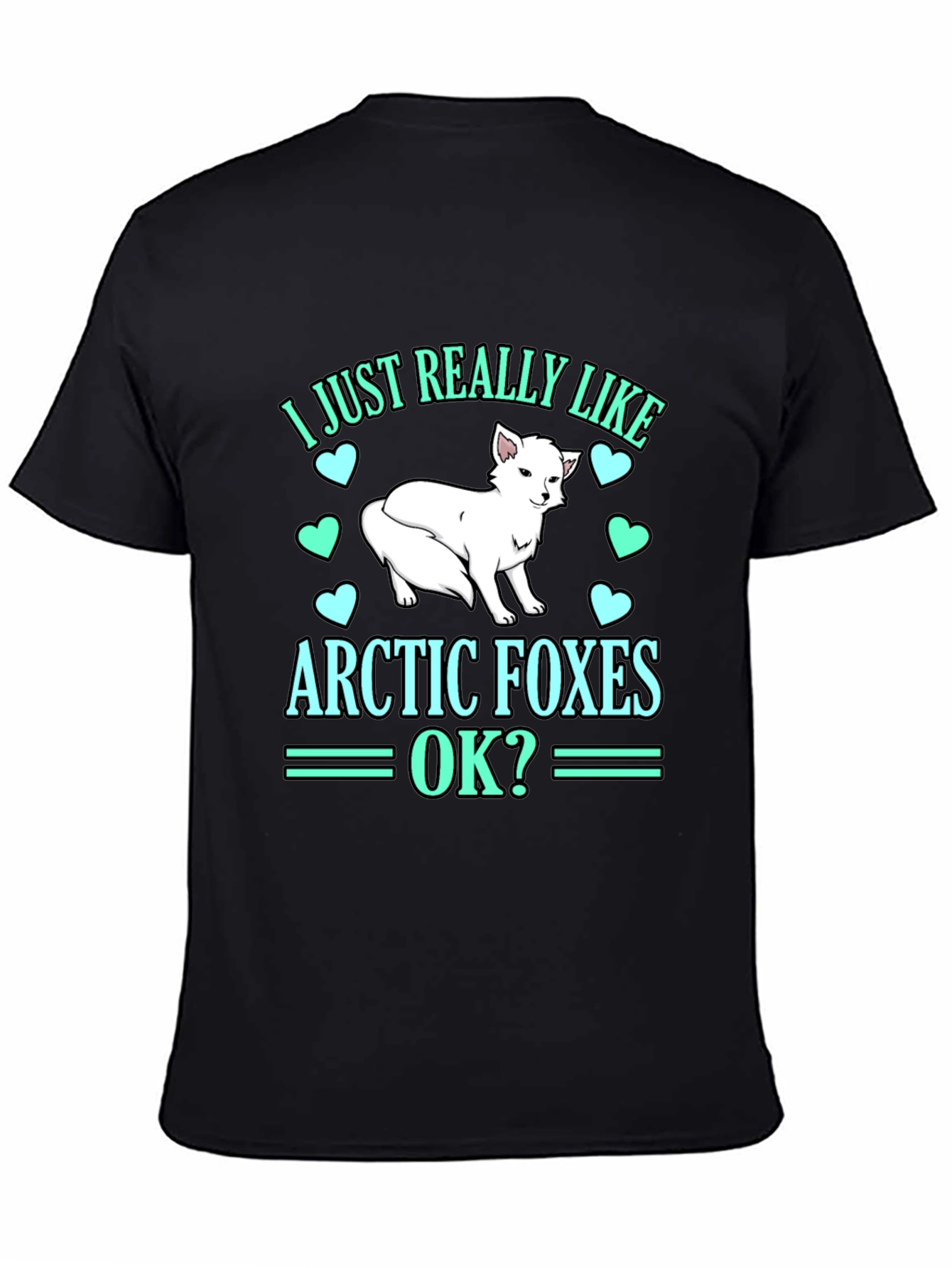 Arctic Fox Lover T-Shirt - Cute Animal Graphic Tee