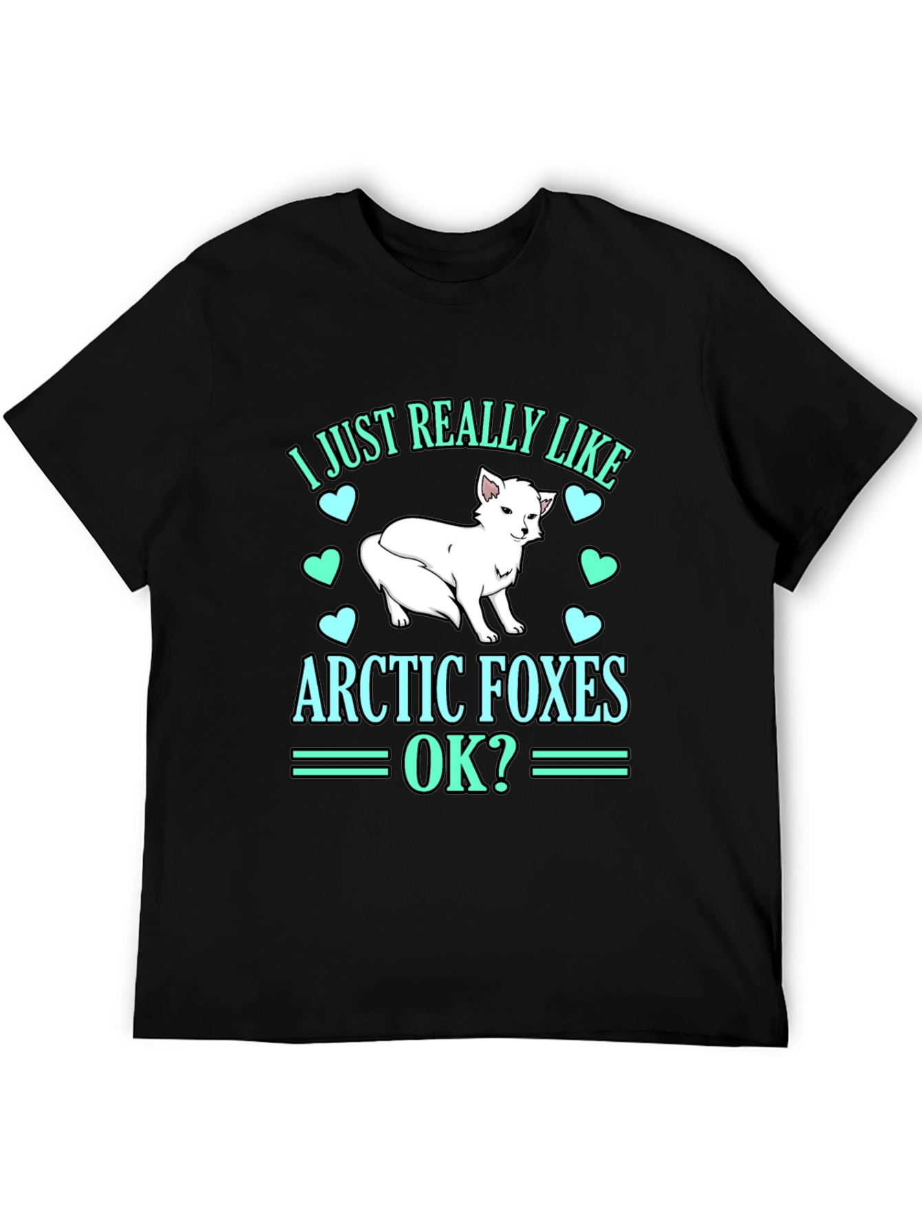 Arctic Fox Lover T-Shirt - Cute Animal Graphic Tee