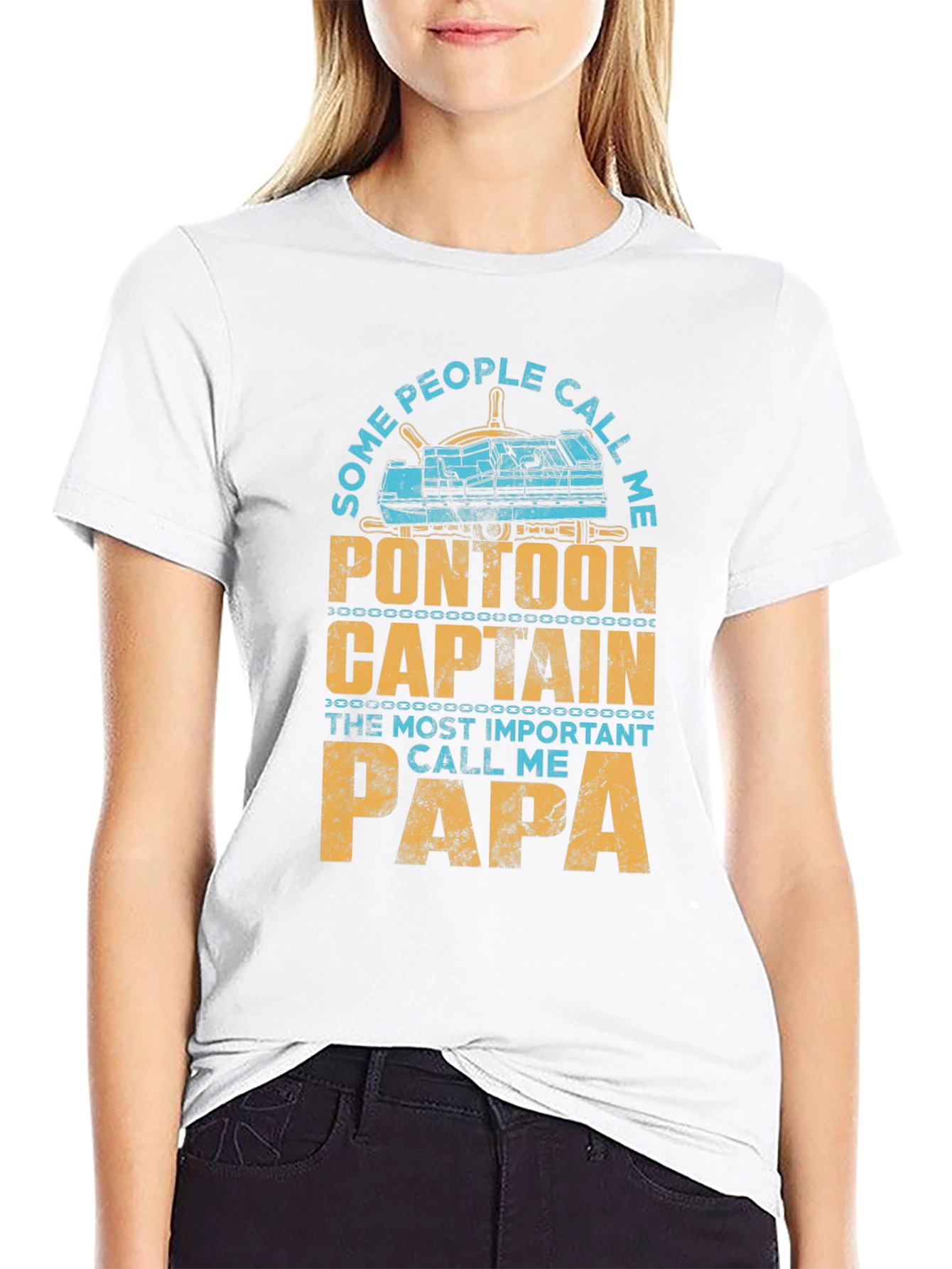 Pontoon Captain Papa T-Shirt
