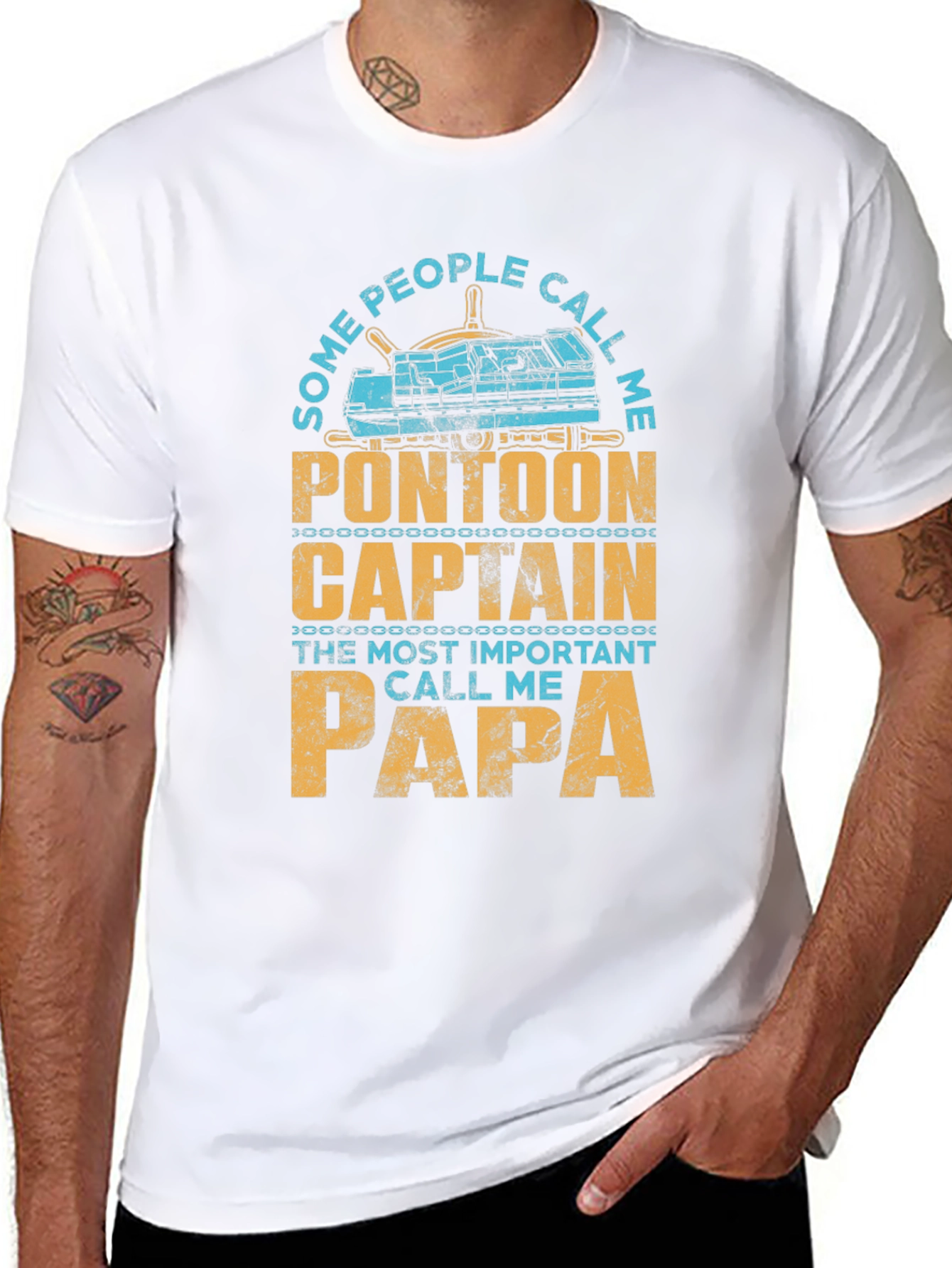 Pontoon Captain Papa T-Shirt