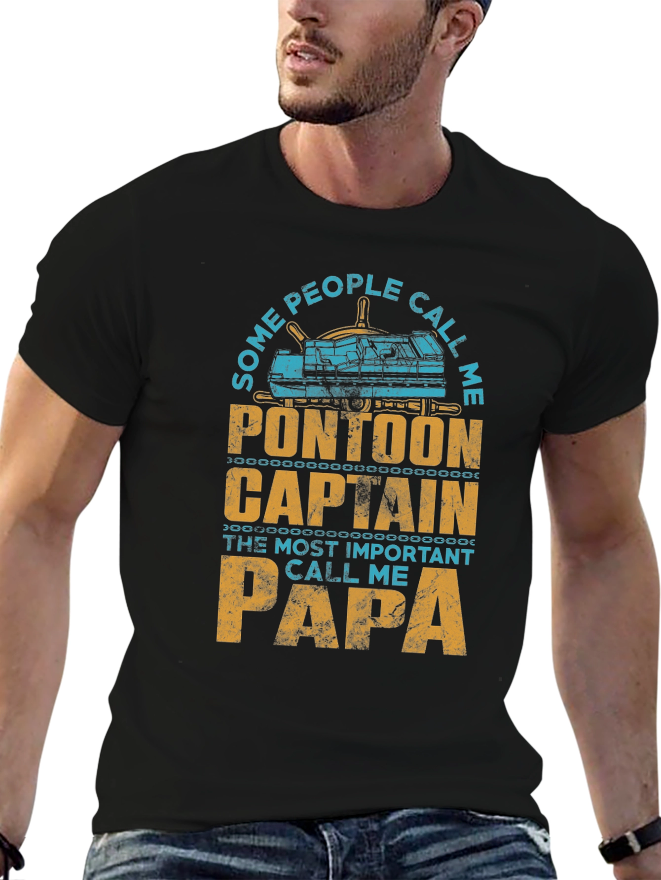 Pontoon Captain Papa T-Shirt