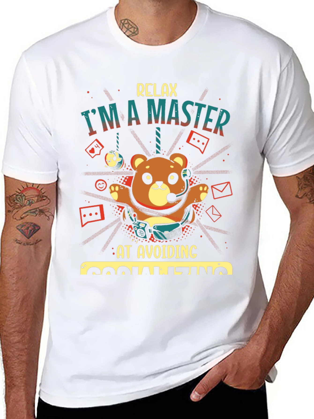 Relax Im A Master at Avoiding Socializing T-Shirt