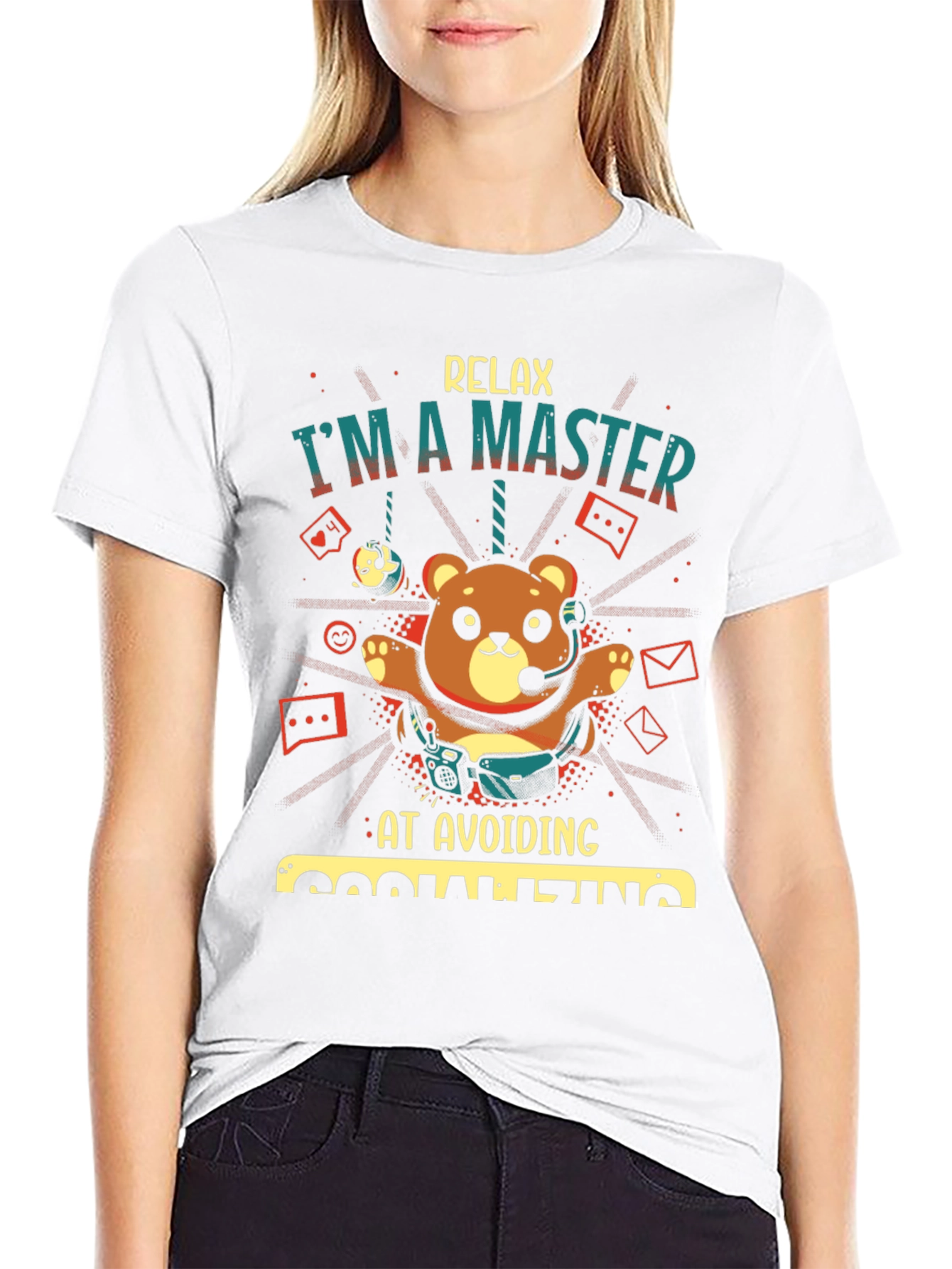 Relax Im A Master at Avoiding Socializing T-Shirt