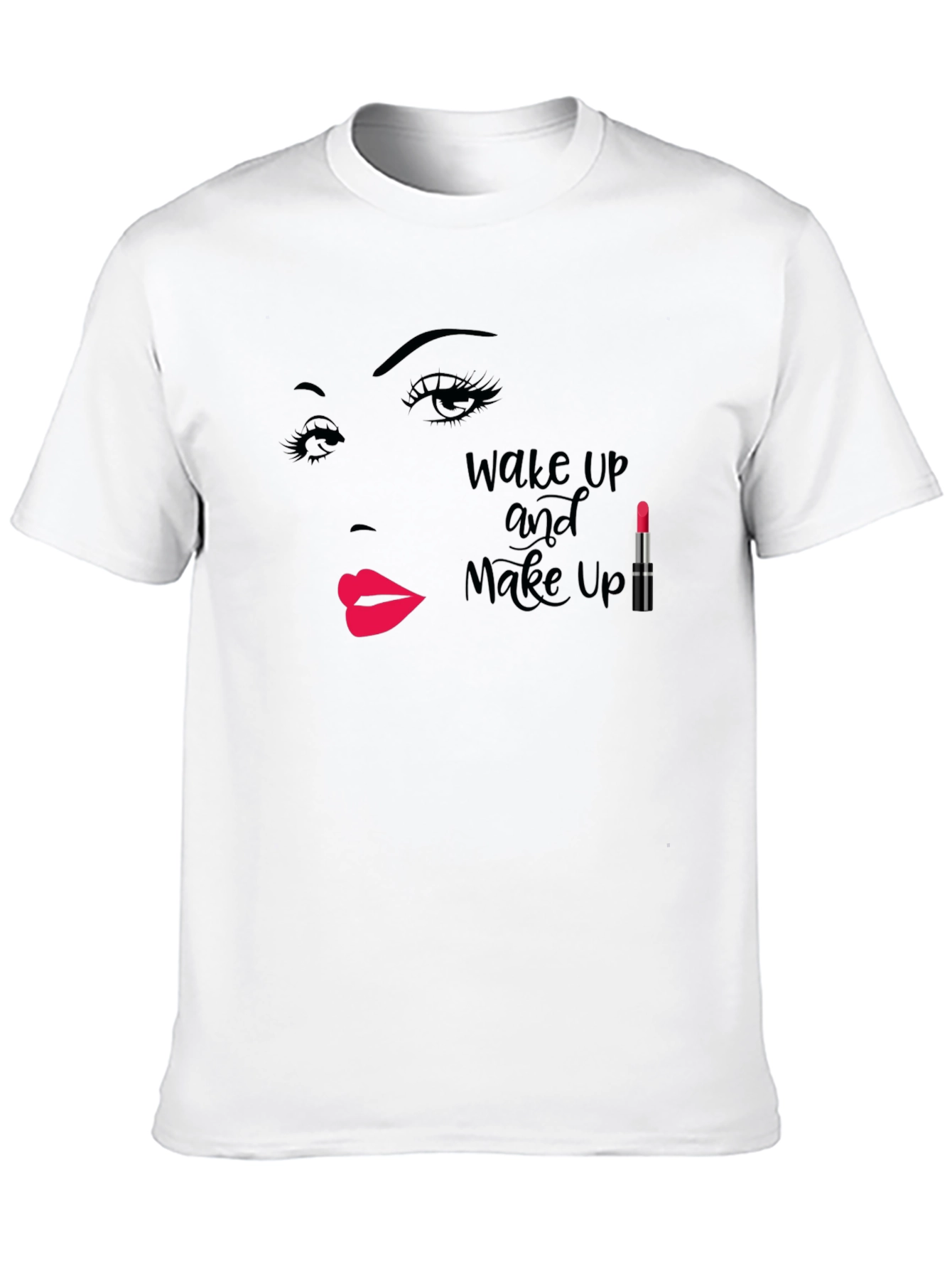 Wake Up Makeup T-Shirt - Beauty Fashion Tee