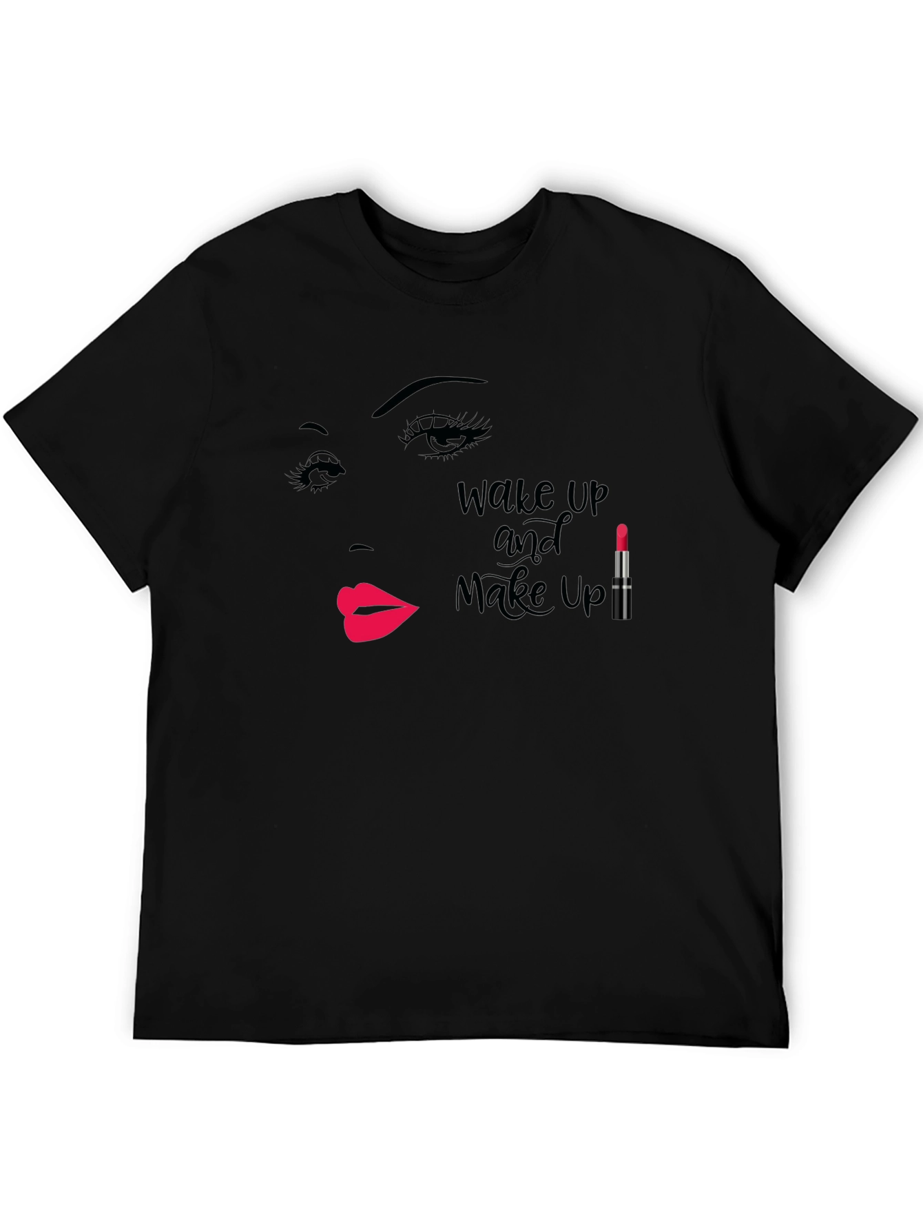 Wake Up Makeup T-Shirt - Beauty Fashion Tee