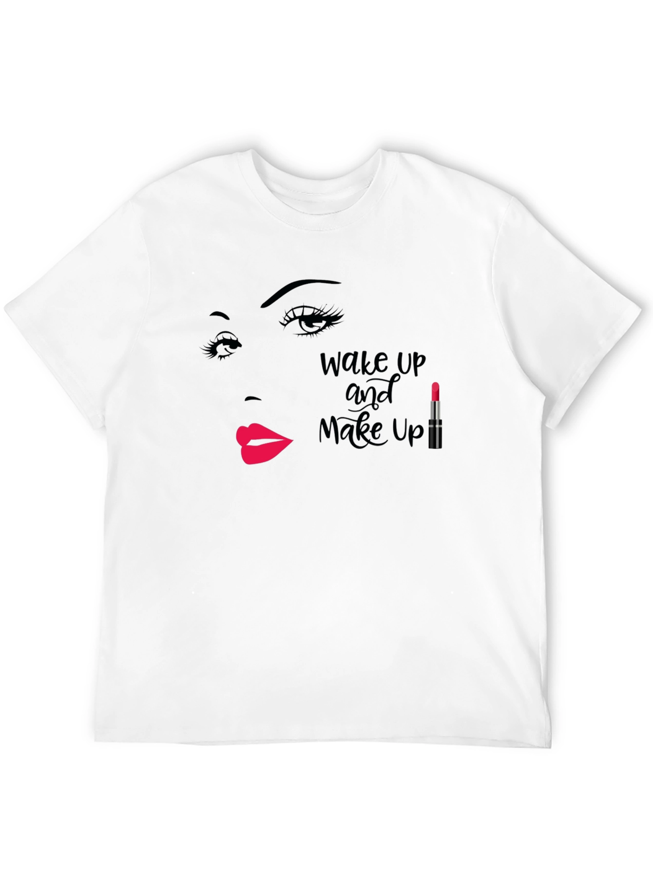 Wake Up Makeup T-Shirt - Beauty Fashion Tee