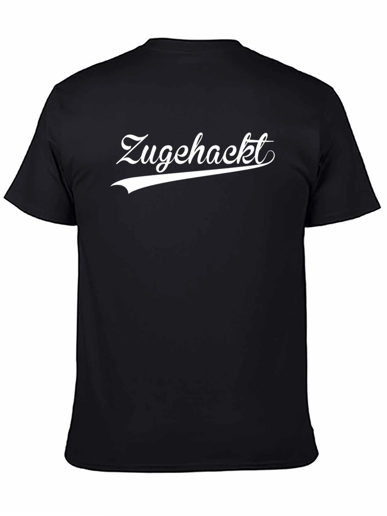 Zugehackt T-Shirt - Classic Black Tee