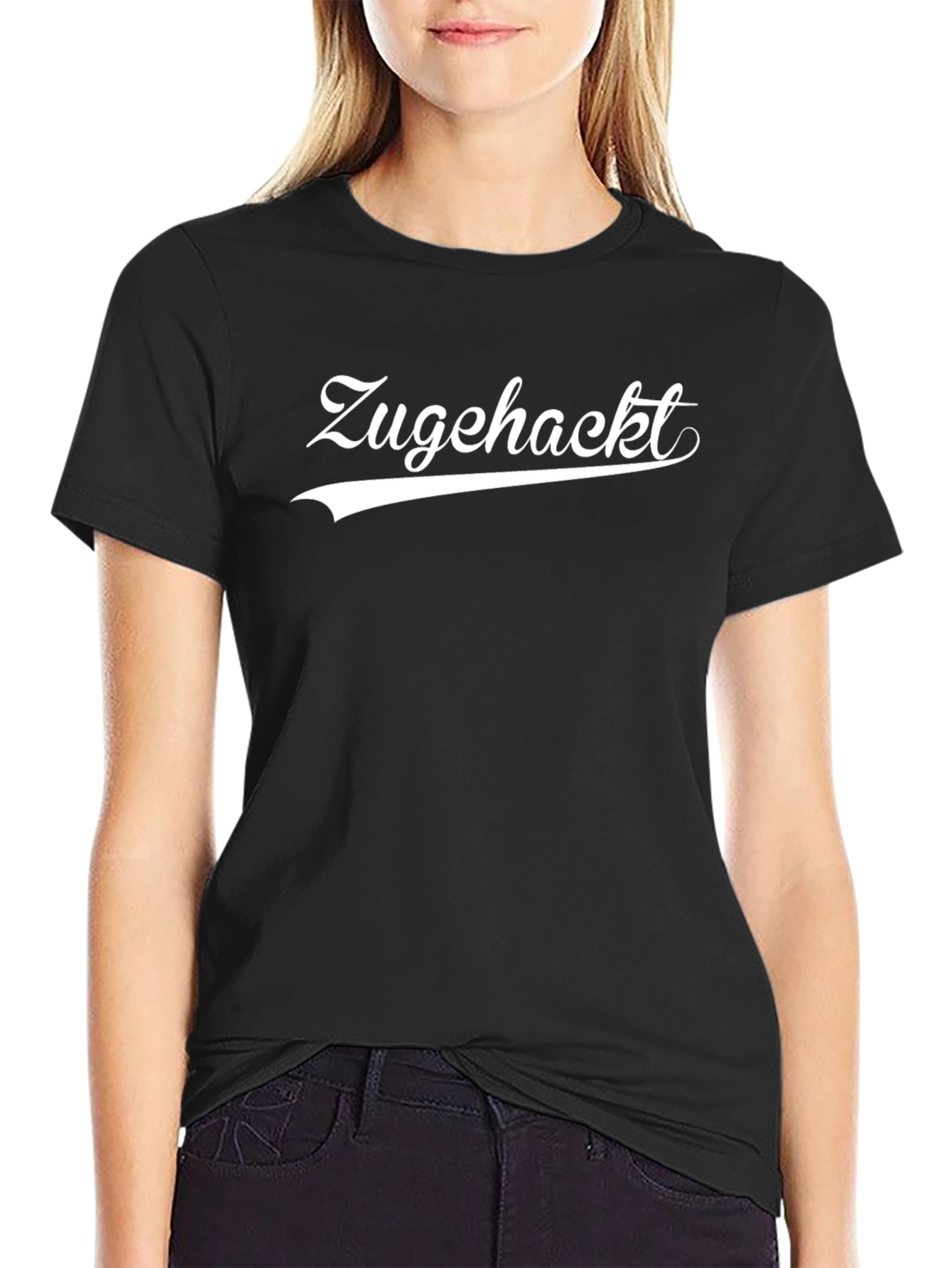 Zugehackt T-Shirt - Classic Black Tee
