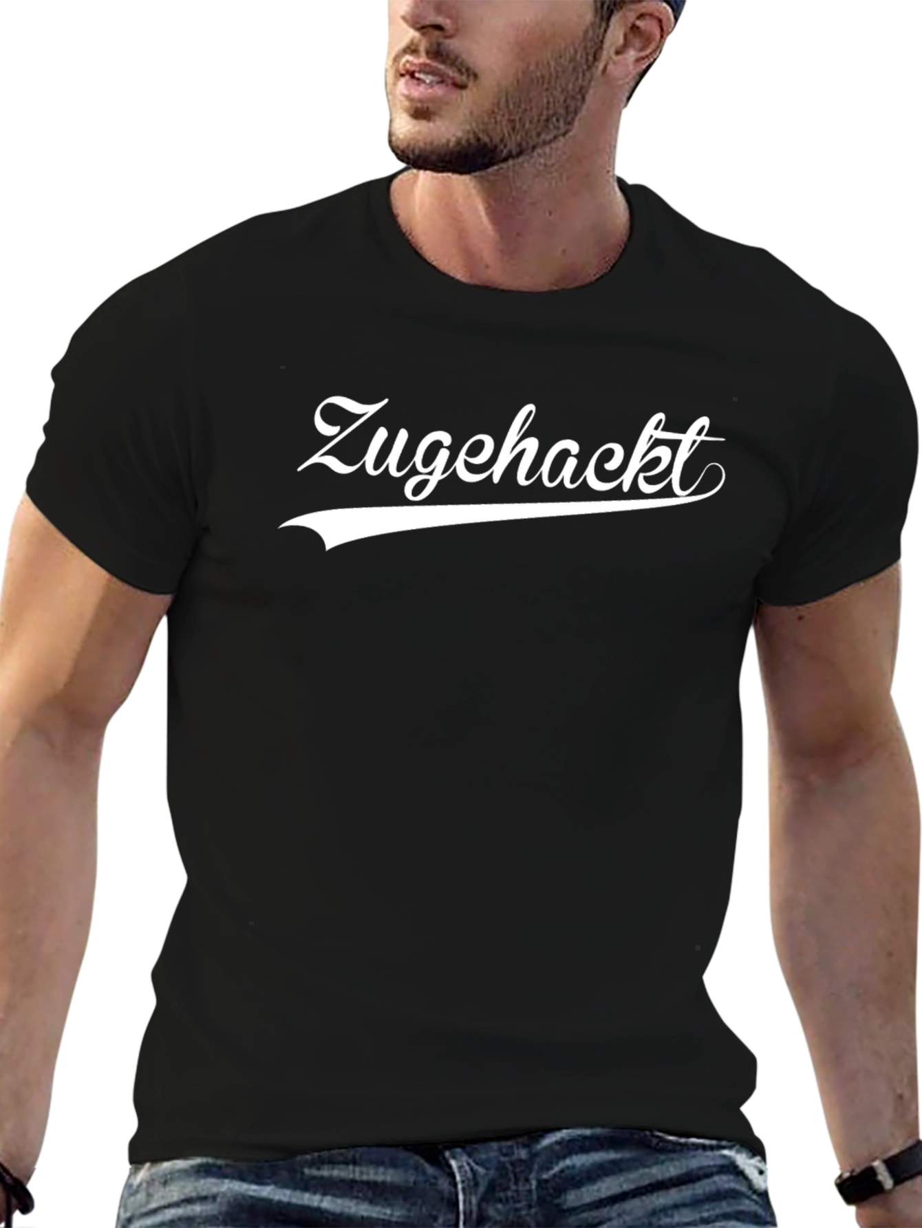 Zugehackt T-Shirt - Classic Black Tee