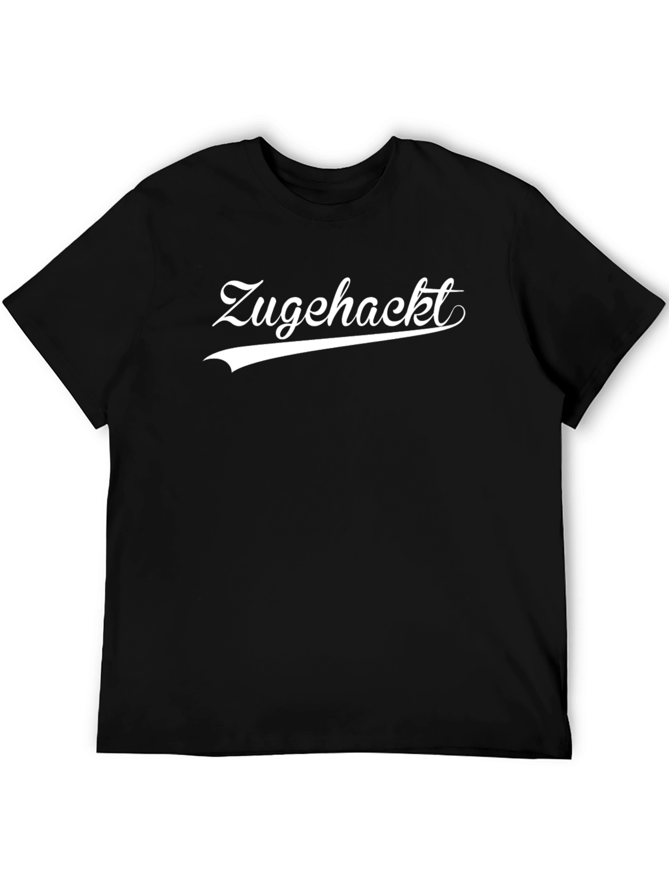 Zugehackt T-Shirt - Classic Black Tee