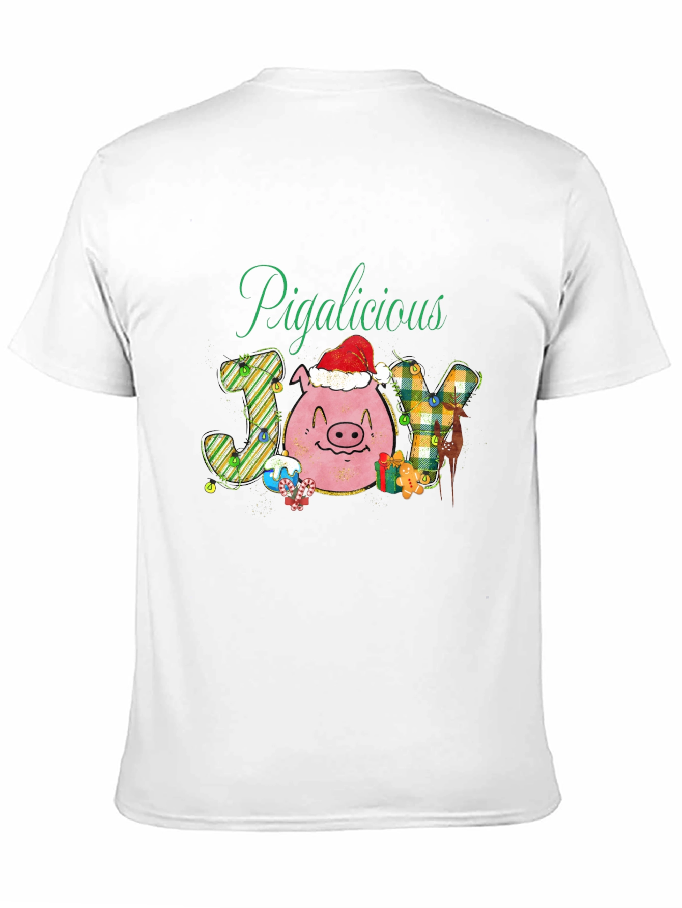 Pigalicious Joy Christmas T-Shirt