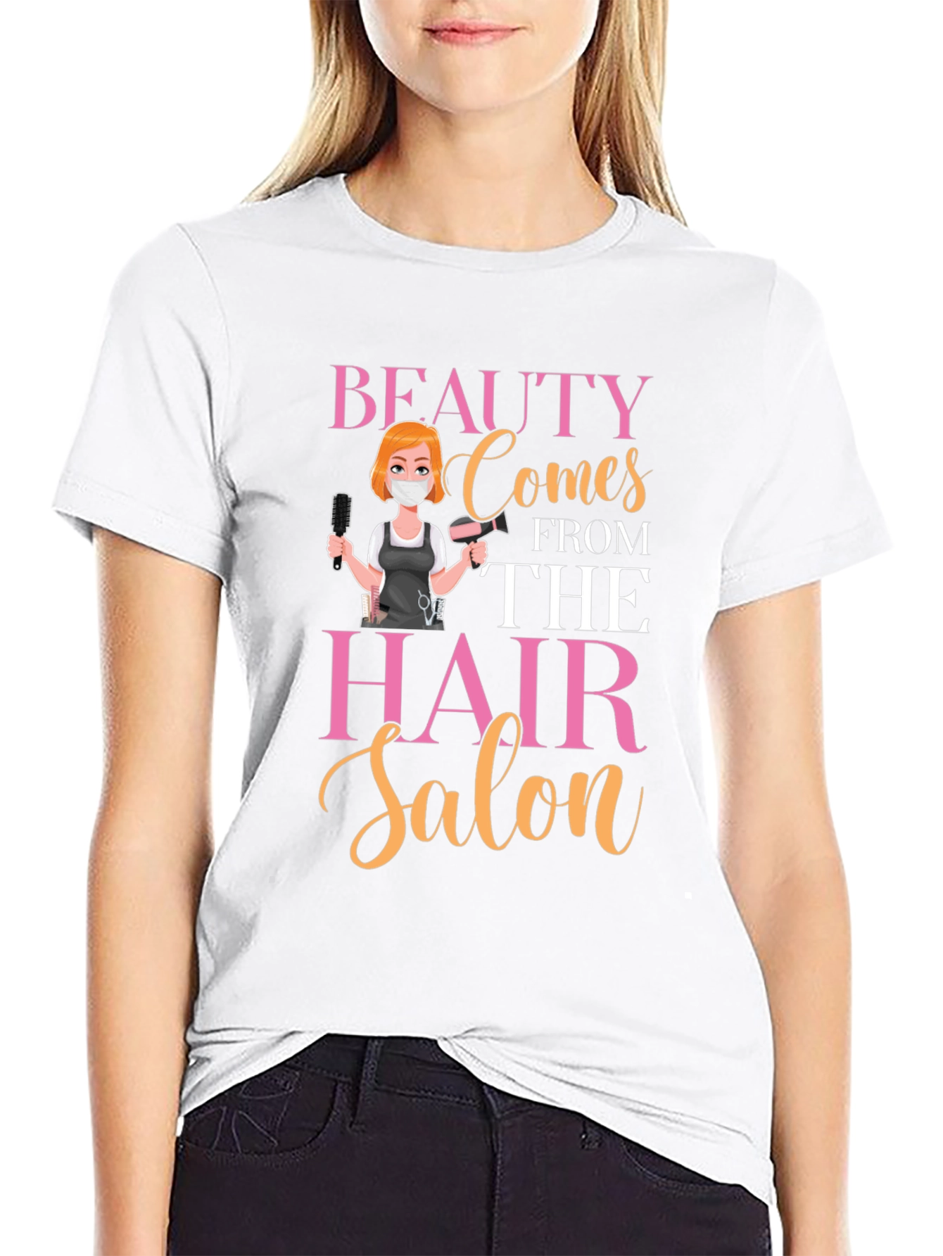 Beauty Comes From The Hair Salon T-Shirt