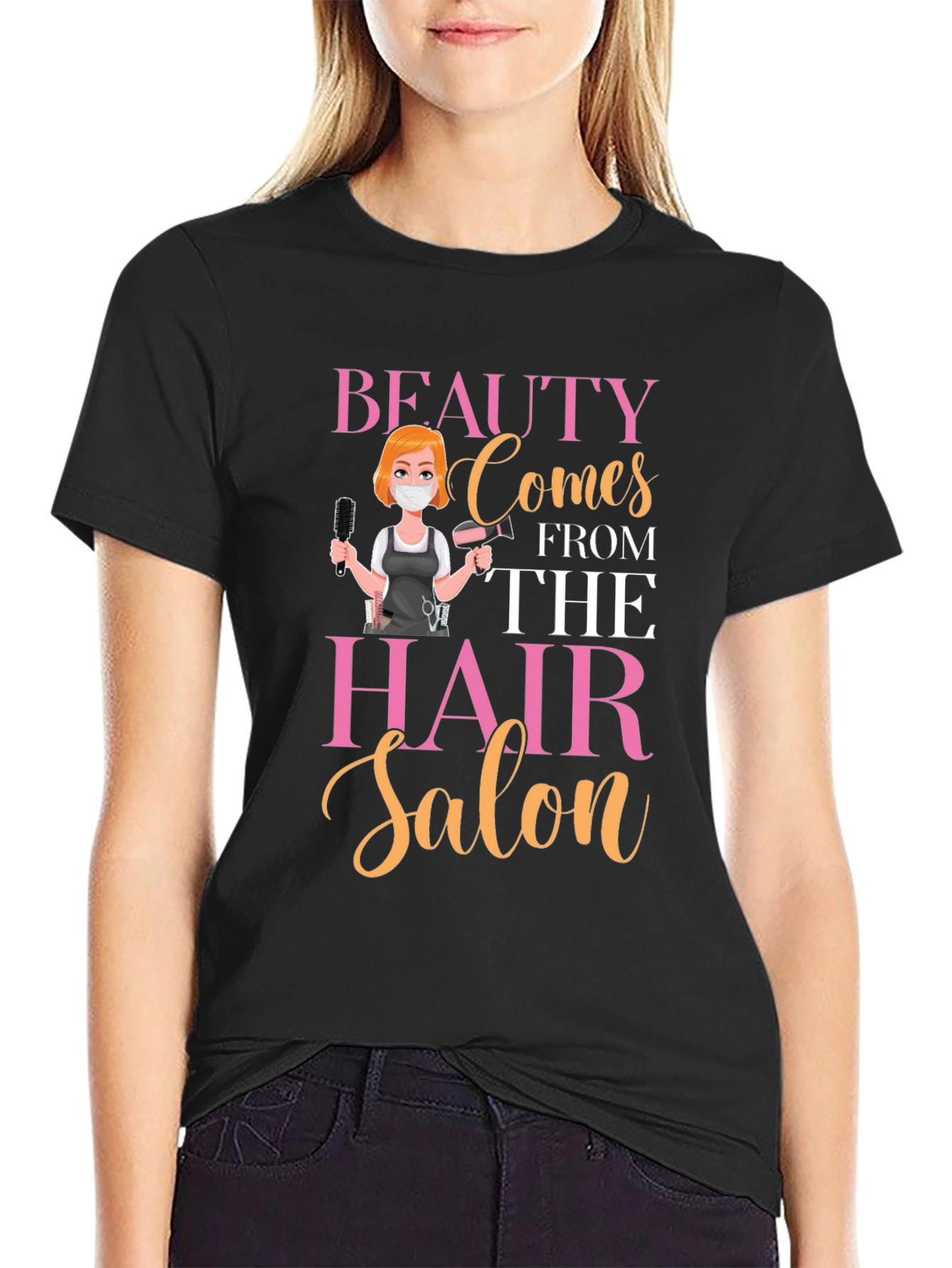 Beauty Comes From The Hair Salon T-Shirt