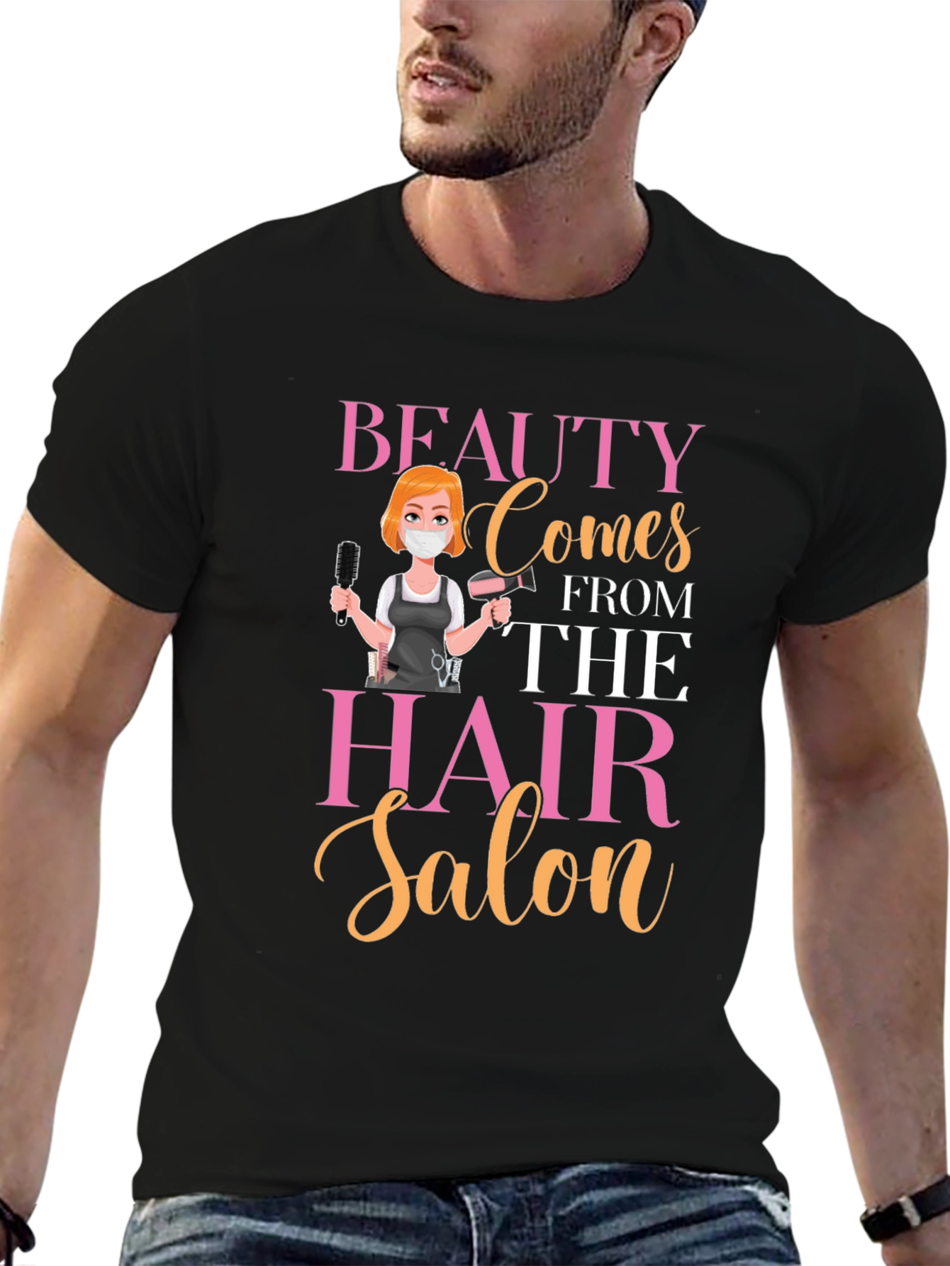 Beauty Comes From The Hair Salon T-Shirt