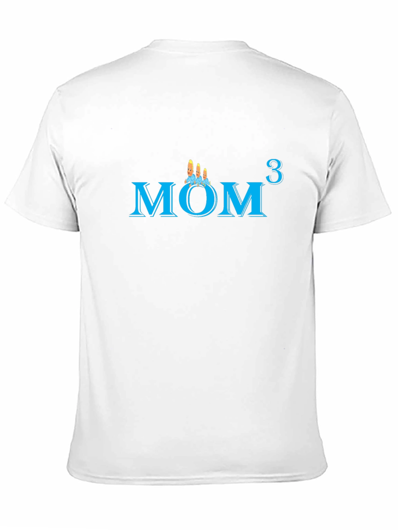 Mom of Triplets Graphic T-Shirt - Black