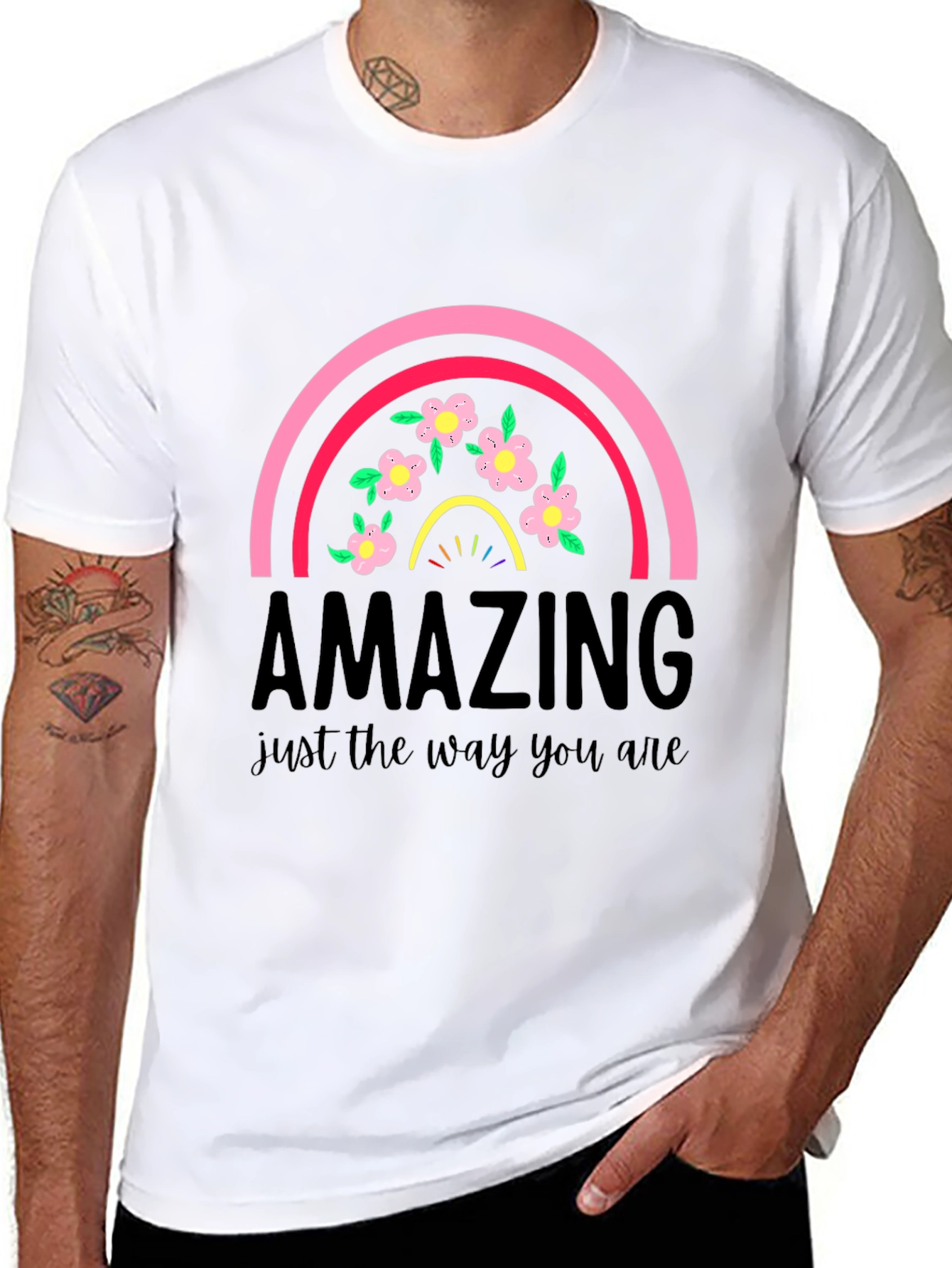 Amazing Rainbow Graphic Tee - Unisex