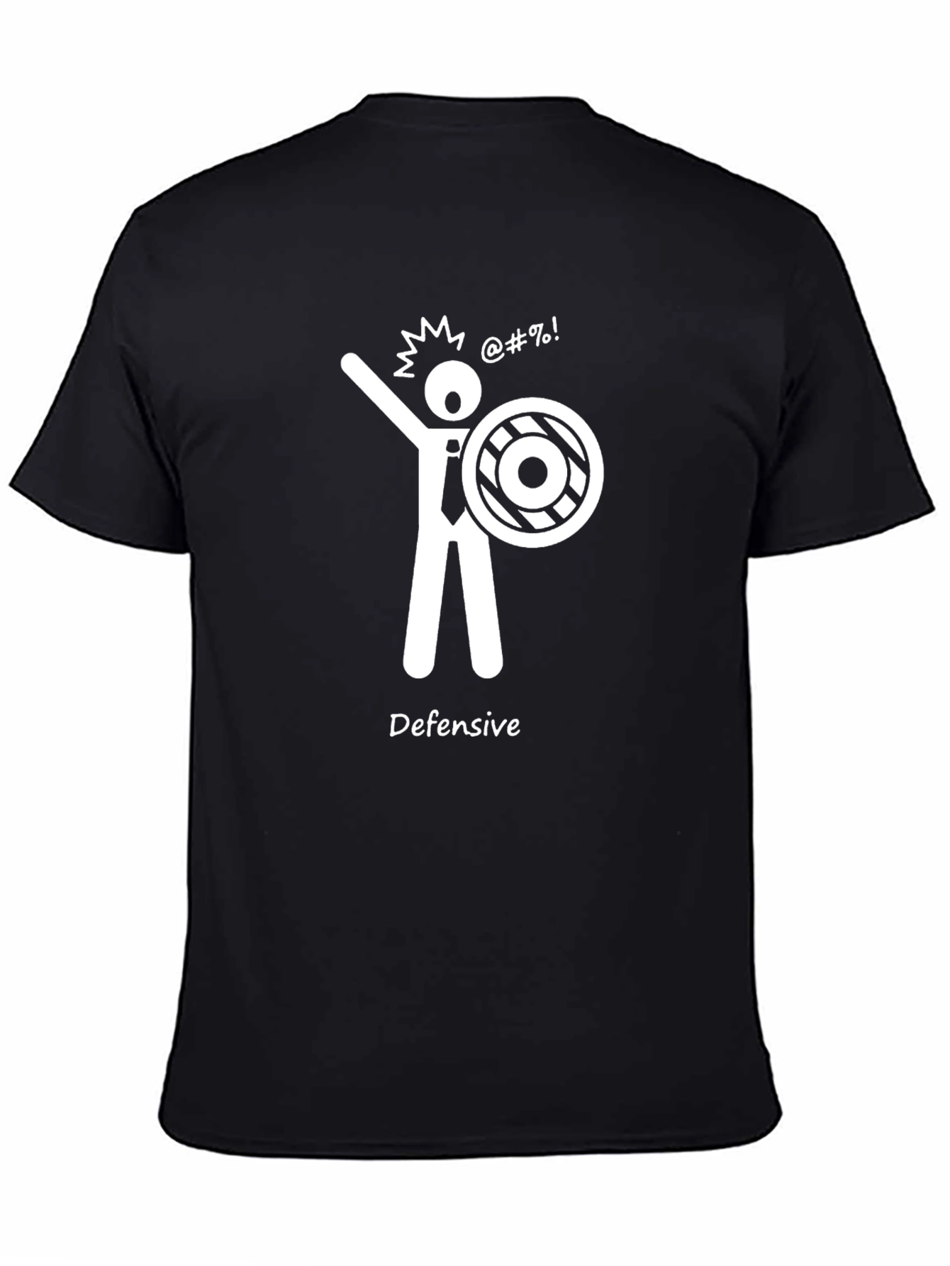 Defensive Stick Figure T-Shirt