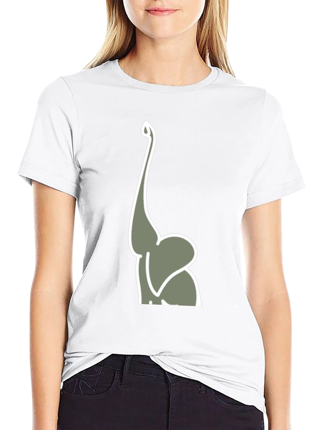 Elephant Trunk Graphic Tee - Mens Black T-Shirt