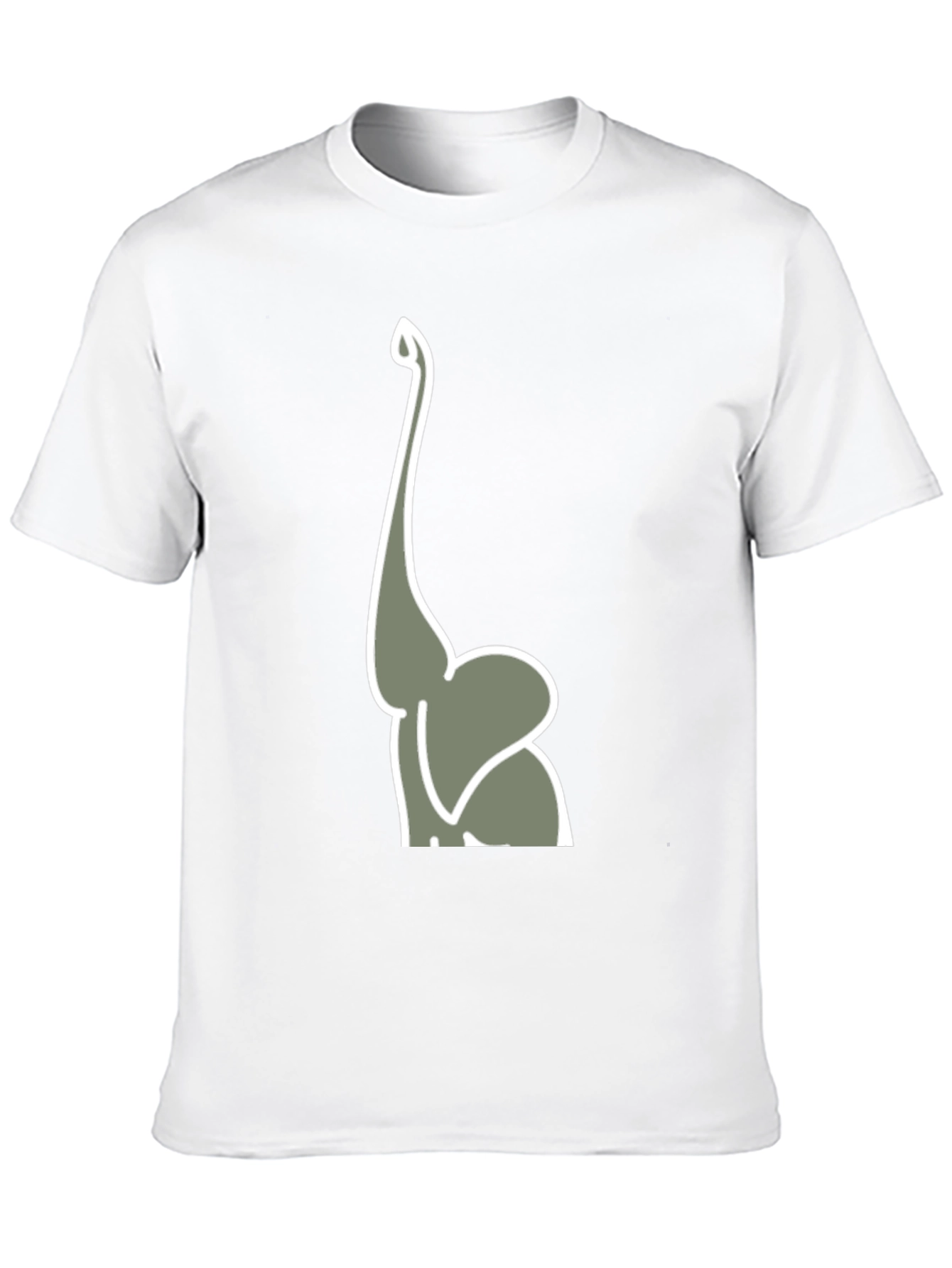 Elephant Trunk Graphic Tee - Mens Black T-Shirt