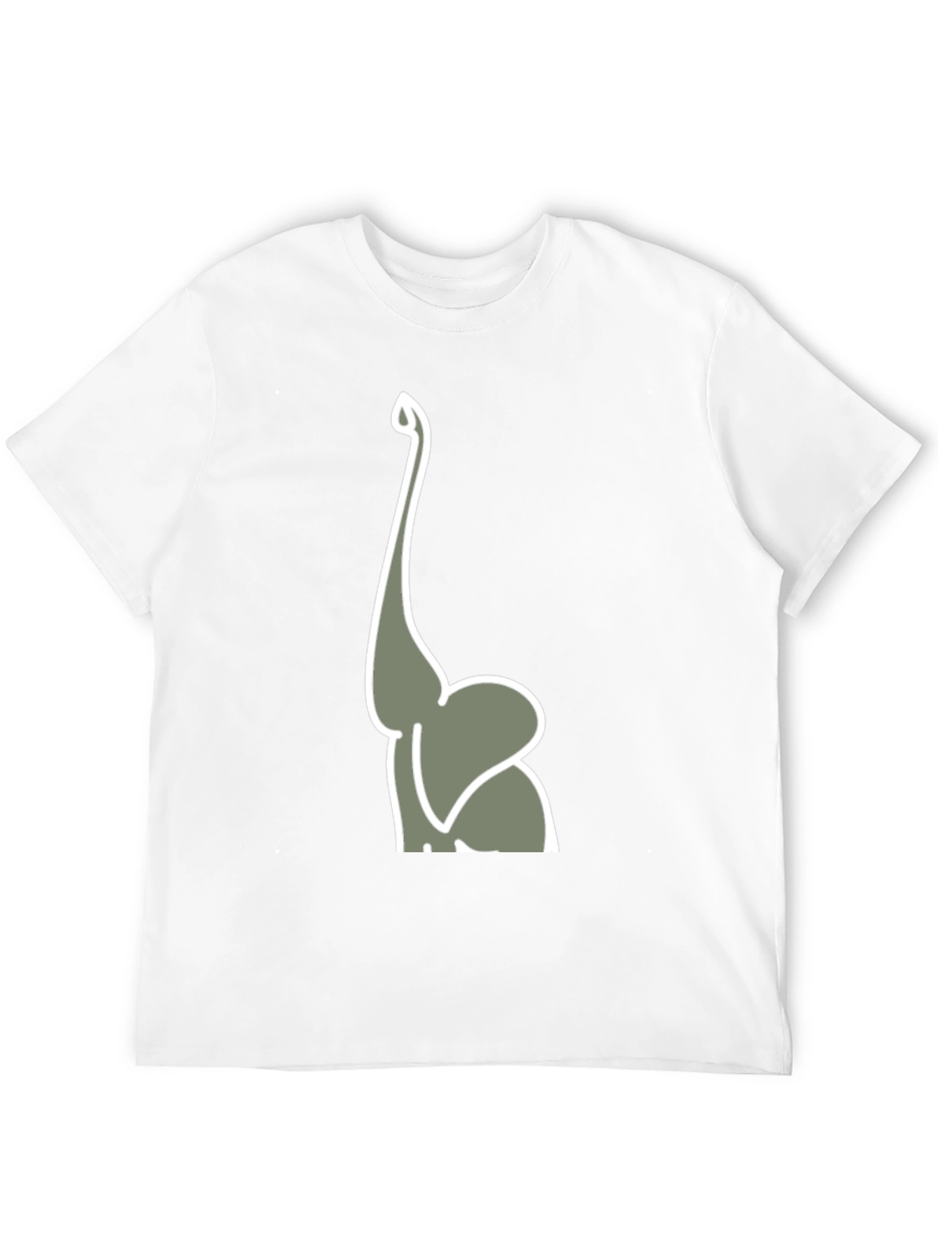 Elephant Trunk Graphic Tee - Mens Black T-Shirt