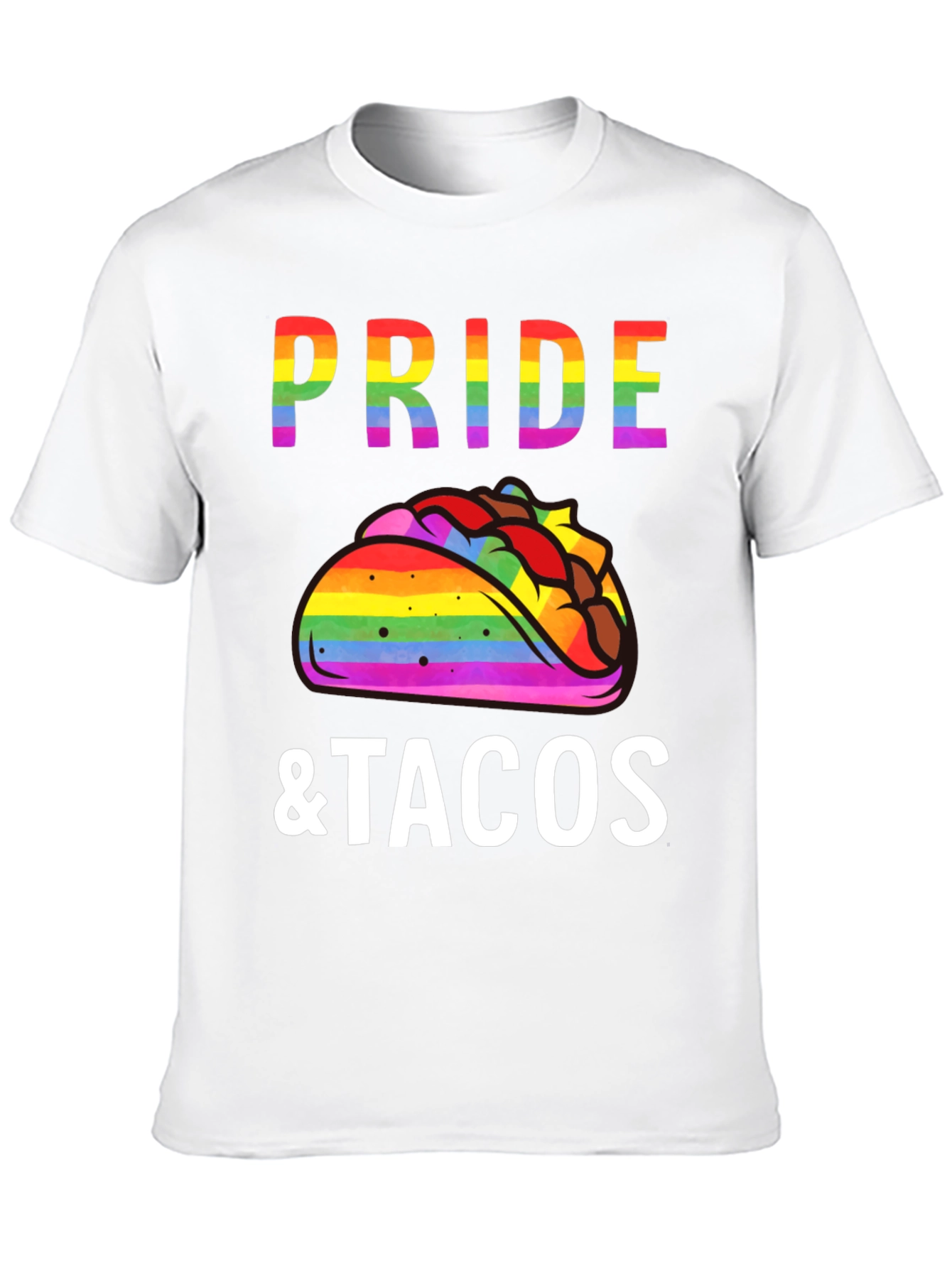 Pride & Tacos T-Shirt - Rainbow LGBTQ+ Tee