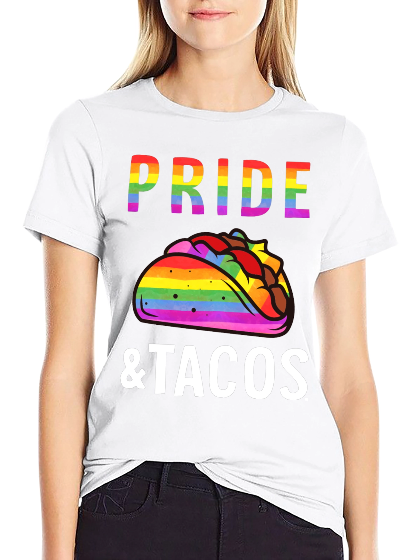 Pride & Tacos T-Shirt - Rainbow LGBTQ+ Tee
