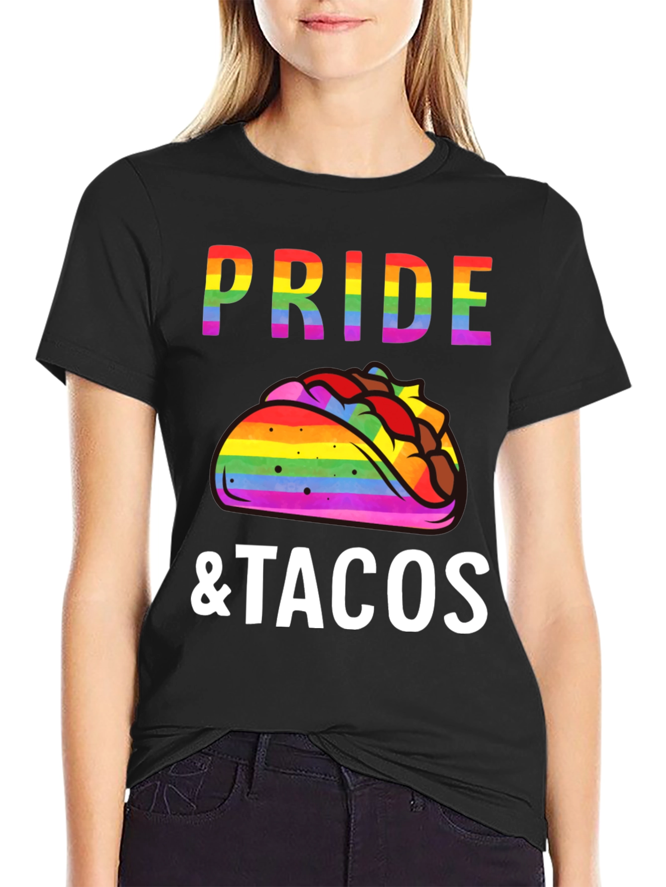 Pride & Tacos T-Shirt - Rainbow LGBTQ+ Tee