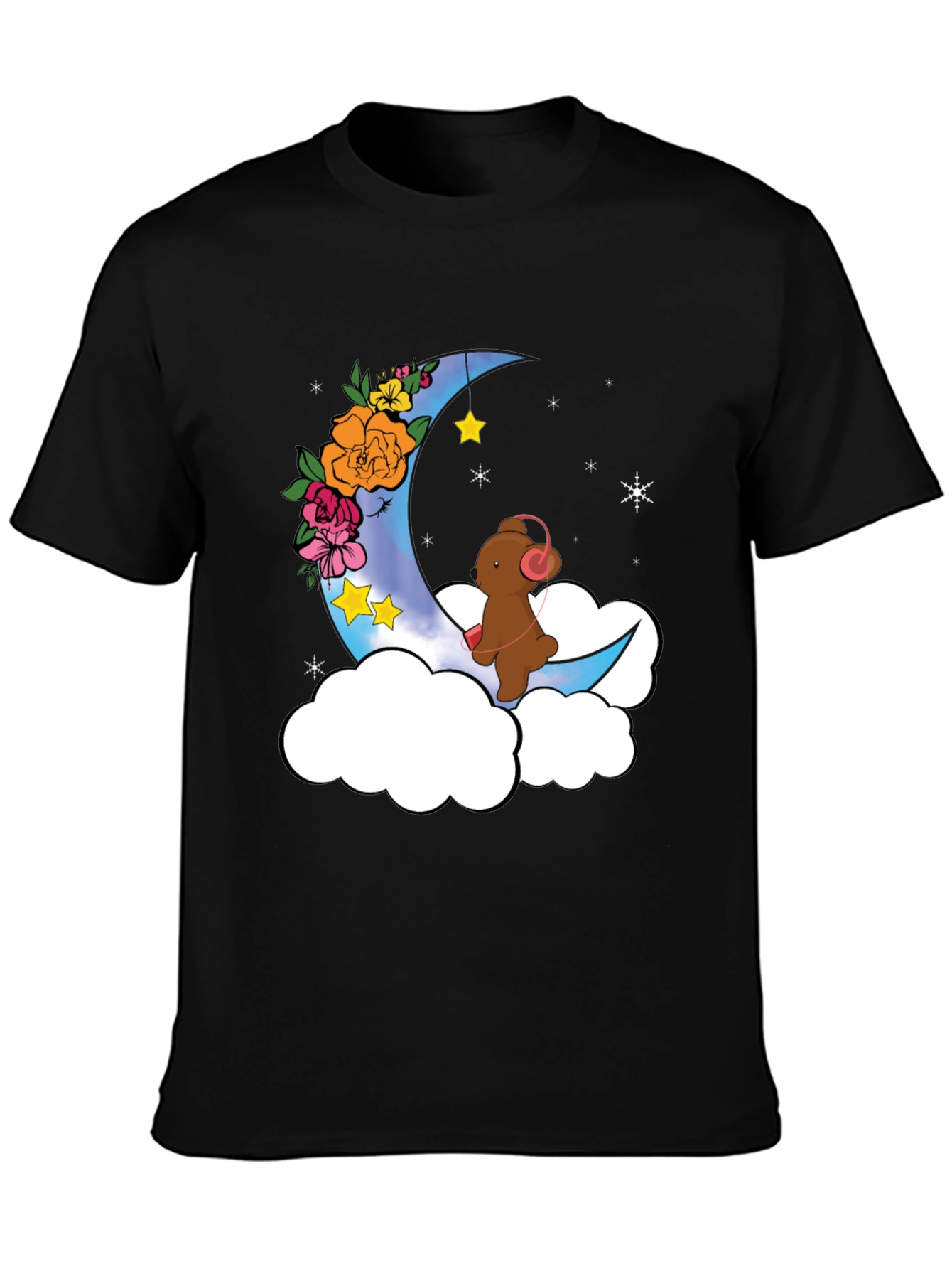 Moon Bear T-Shirt - Whimsical Graphic Tee
