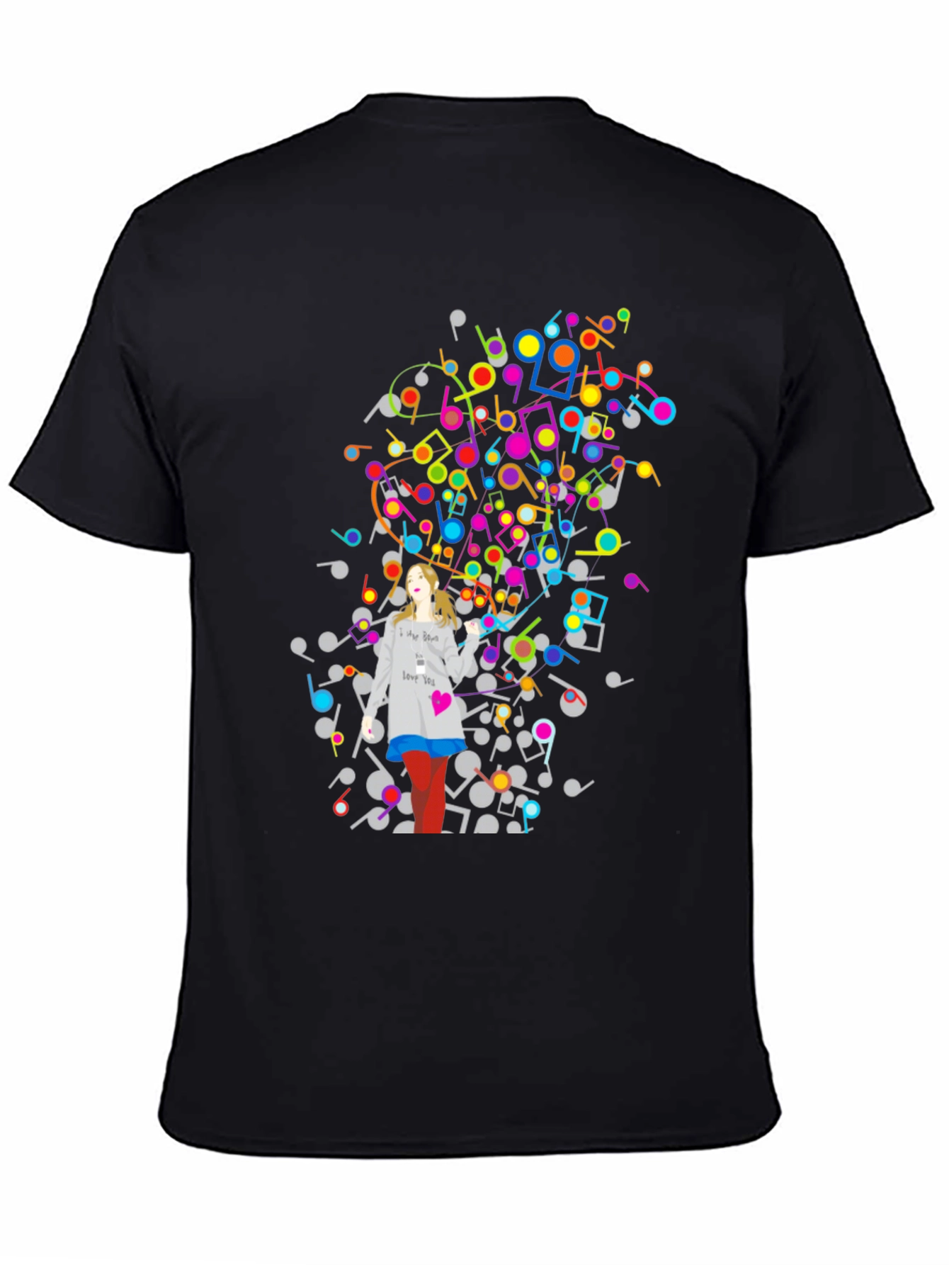 Musical Notes Graphic Tee - Unisex