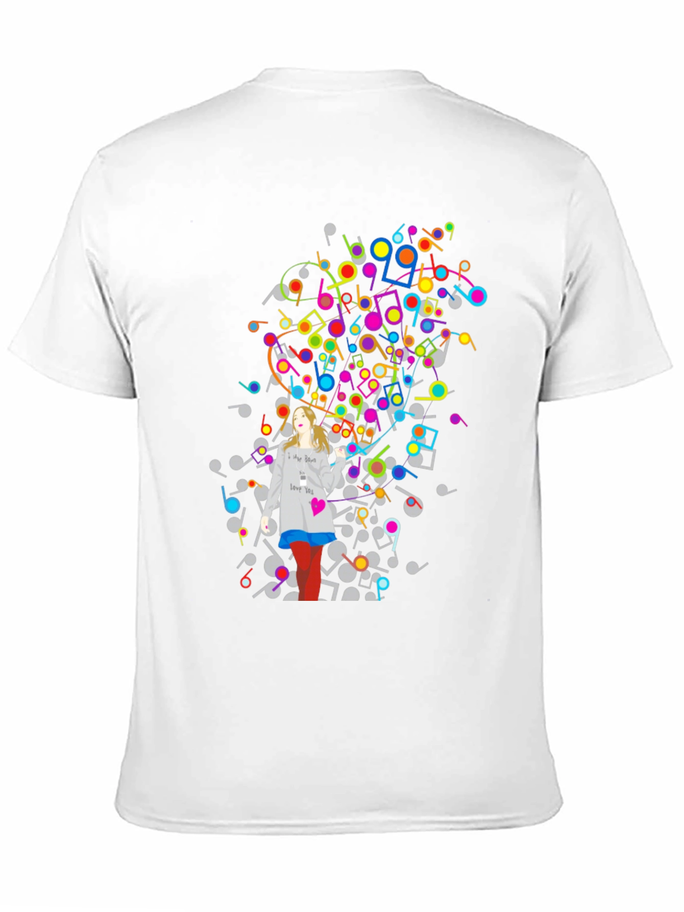 Musical Notes Graphic Tee - Unisex