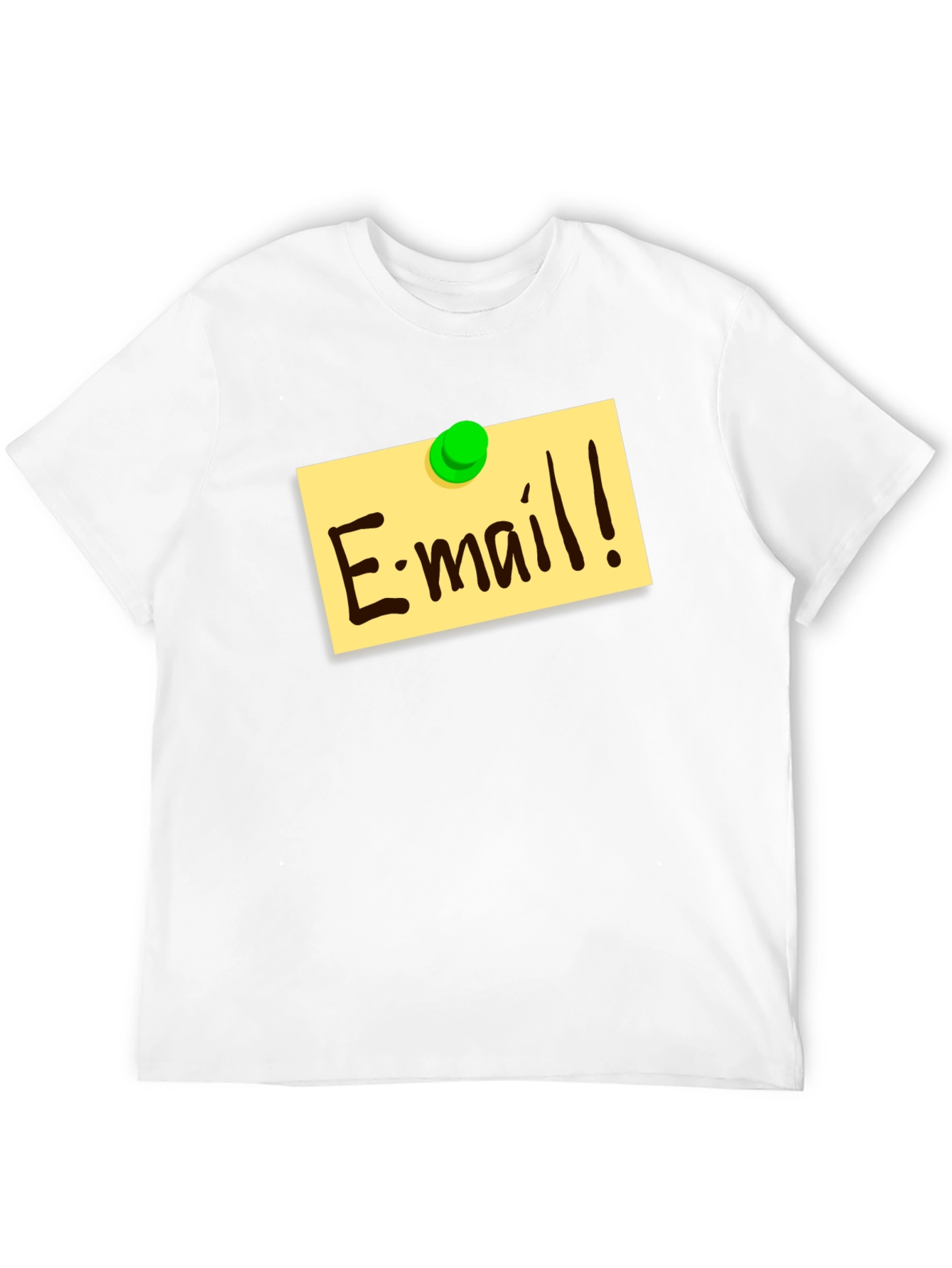 E-mail Reminder Graphic T-Shirt - Black