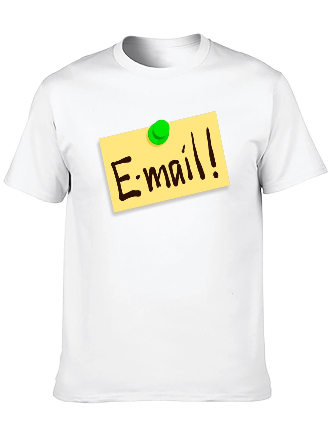 E-mail Reminder Graphic T-Shirt - Black
