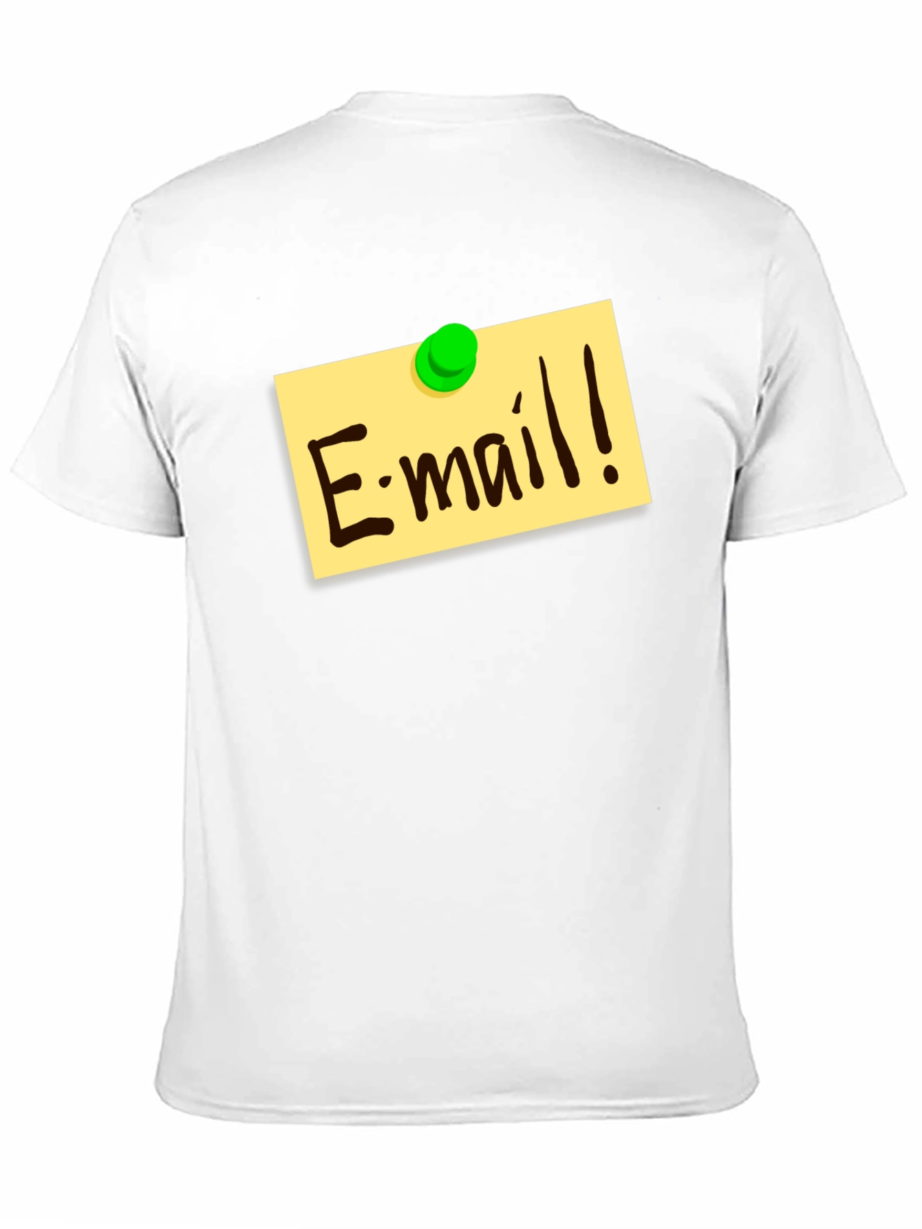E-mail Reminder Graphic T-Shirt - Black