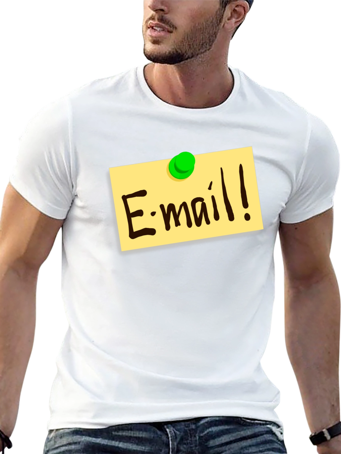 E-mail Reminder Graphic T-Shirt - Black