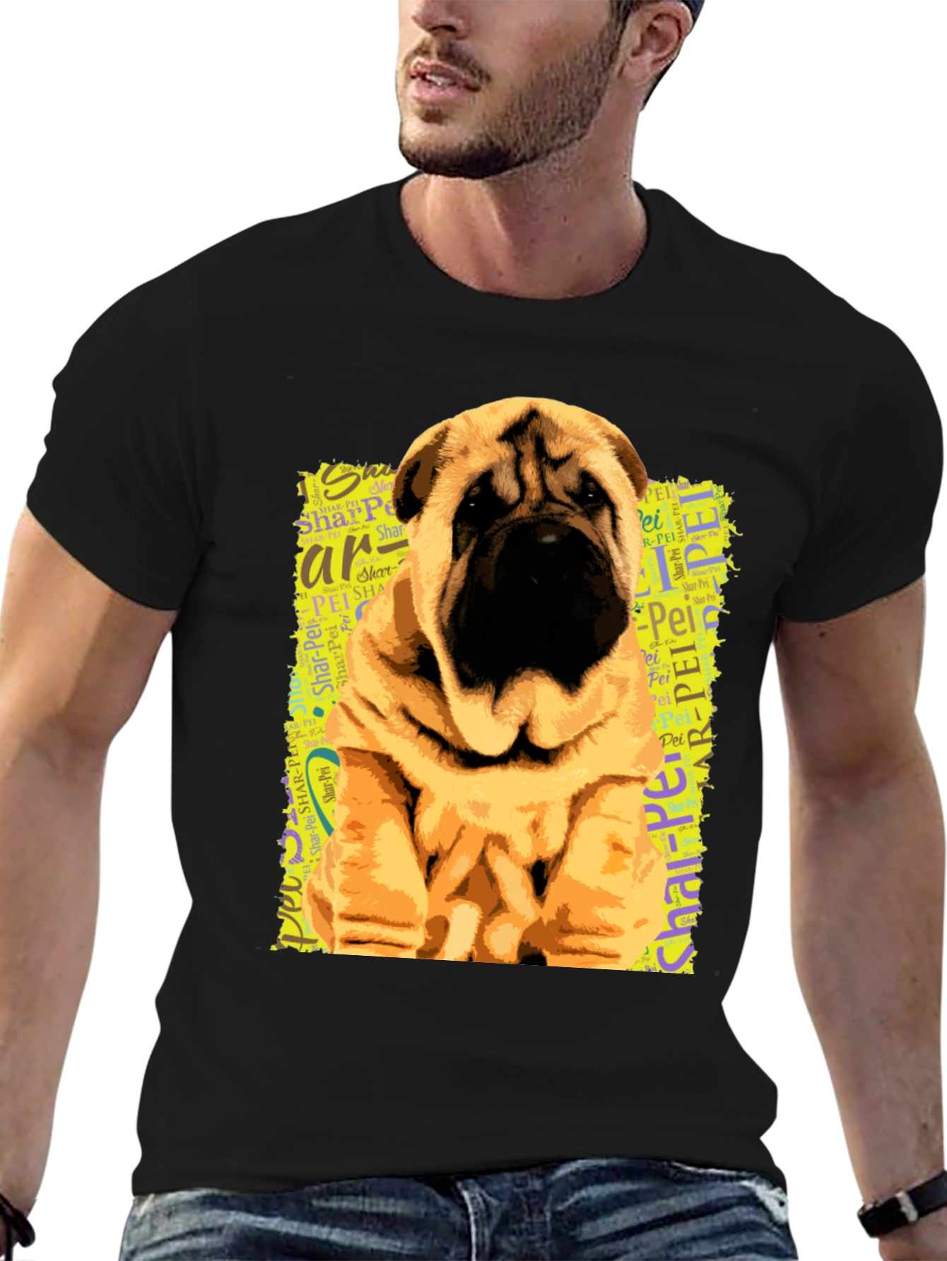 Shar-Pei Dog Graphic Tee