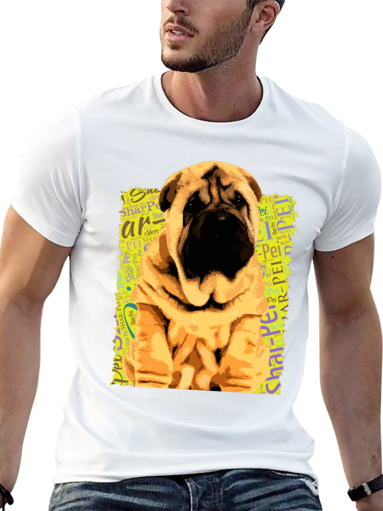 Shar-Pei Dog Graphic Tee