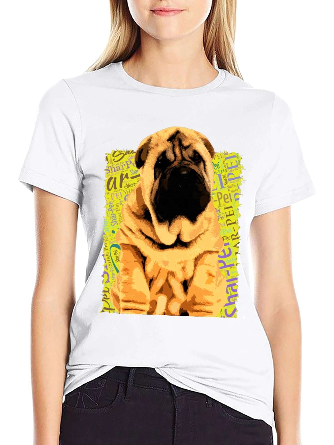 Shar-Pei Dog Graphic Tee