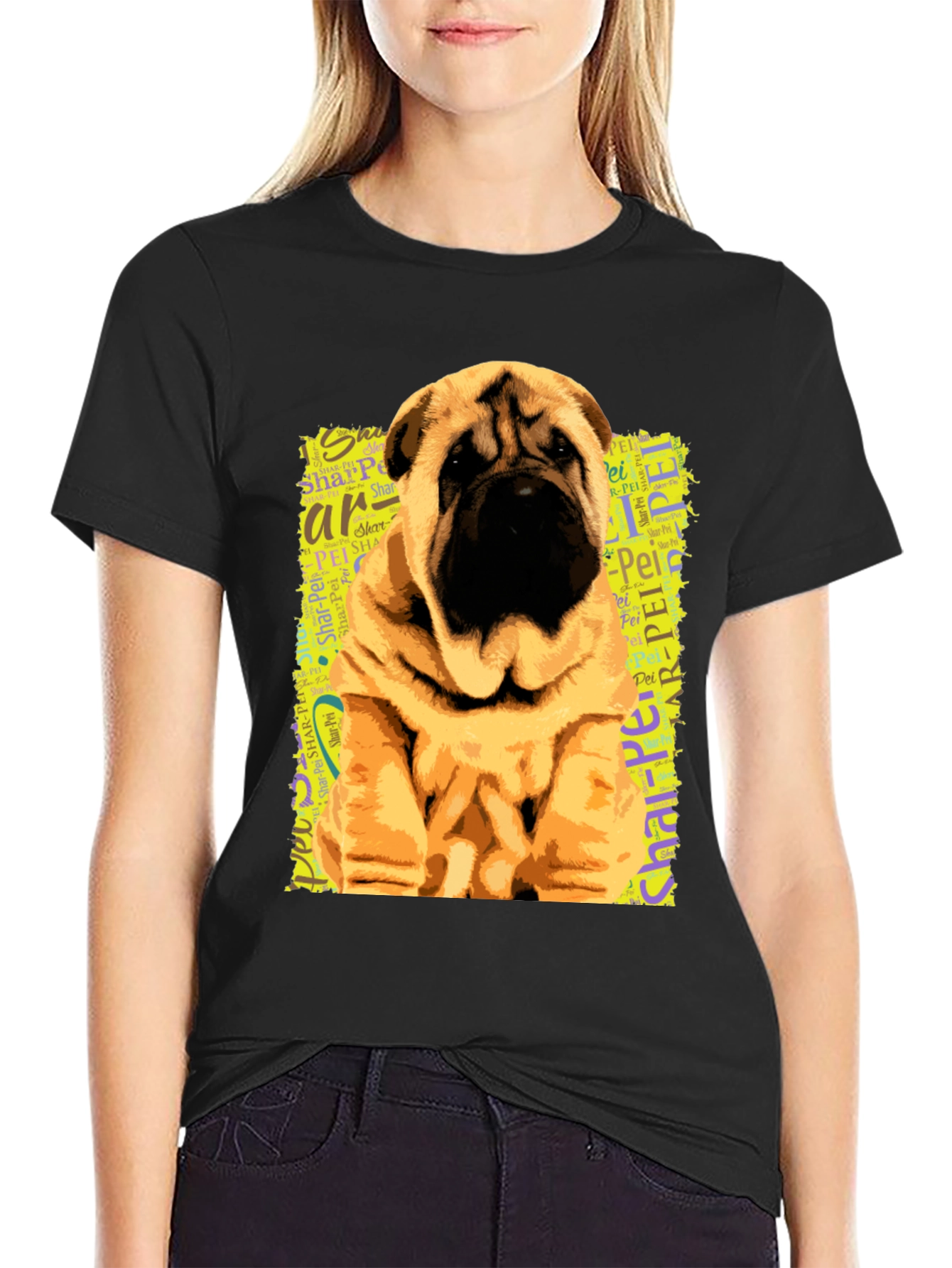 Shar-Pei Dog Graphic Tee