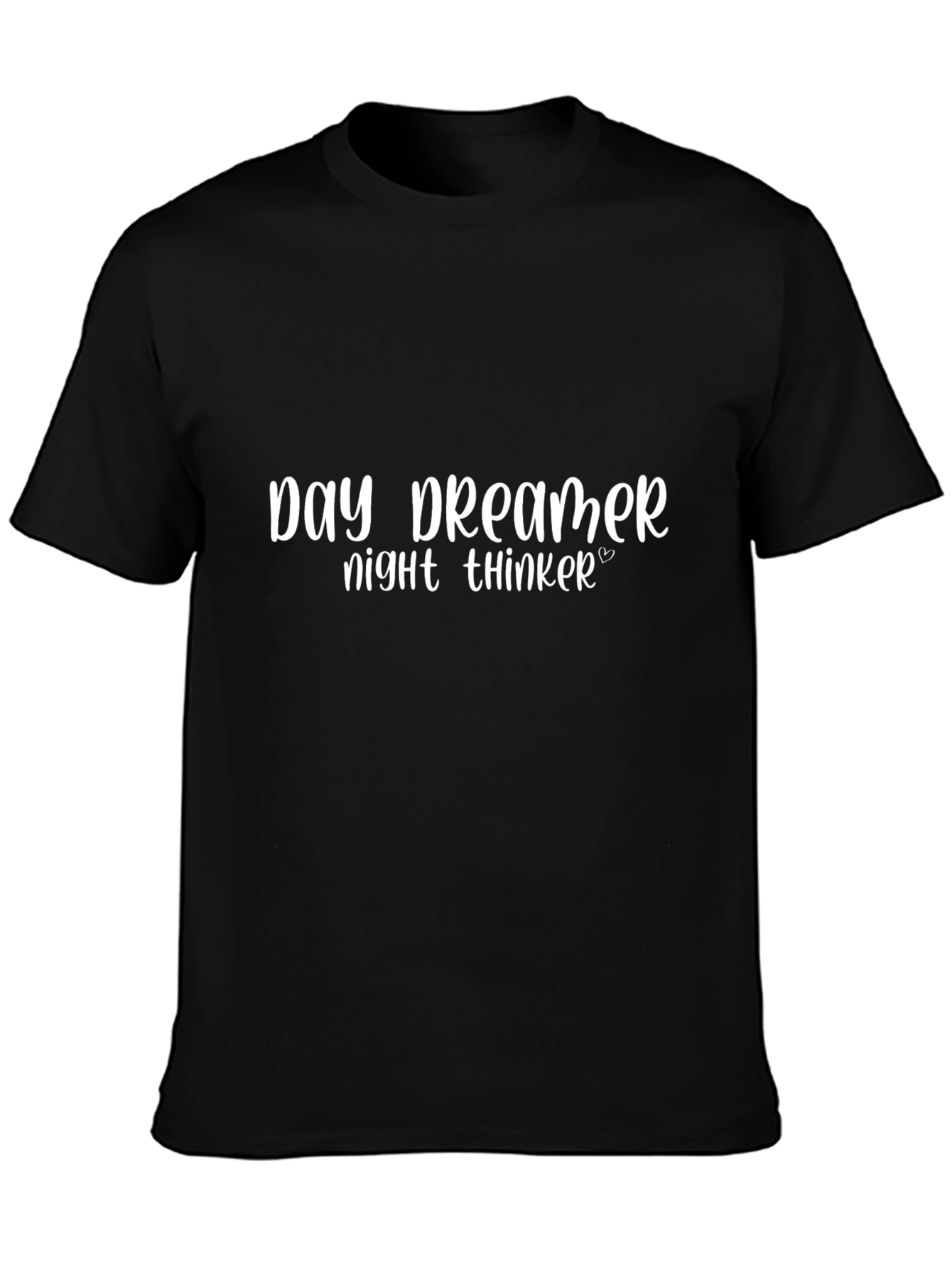 Day Dreamer Night Thinker Graphic Tee - Black