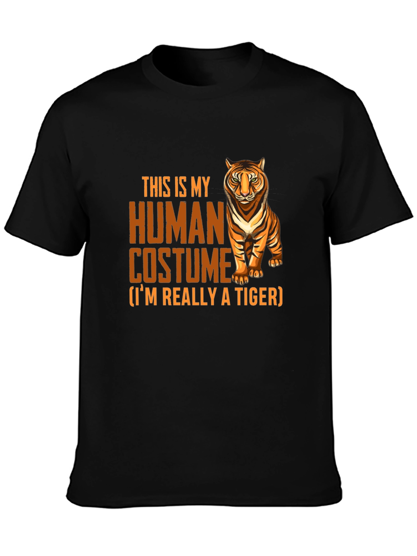 Human Costume Tiger Graphic Tee