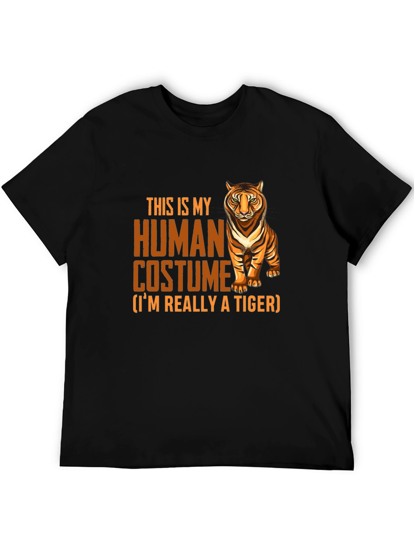 Human Costume Tiger Graphic Tee