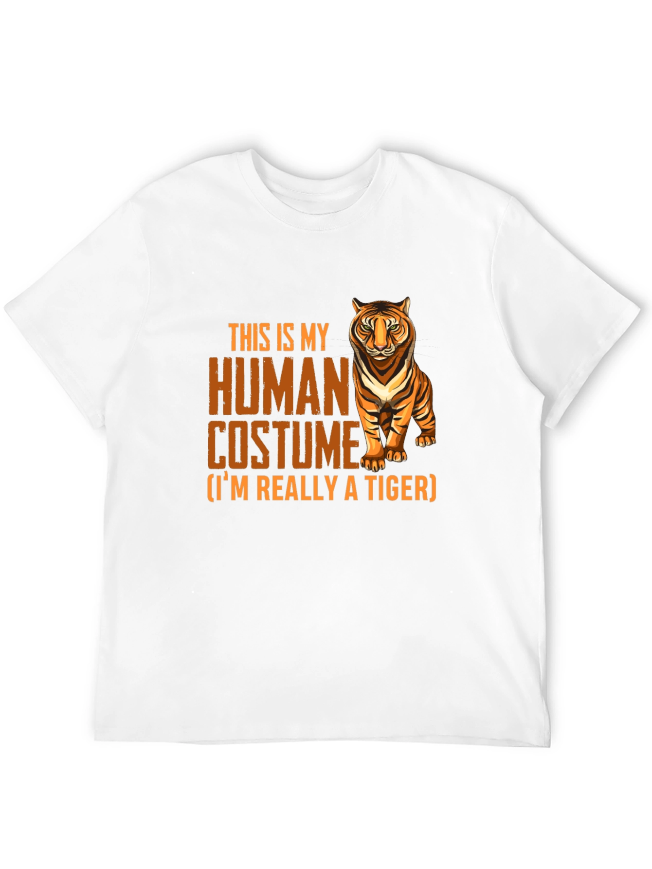 Human Costume Tiger Graphic Tee