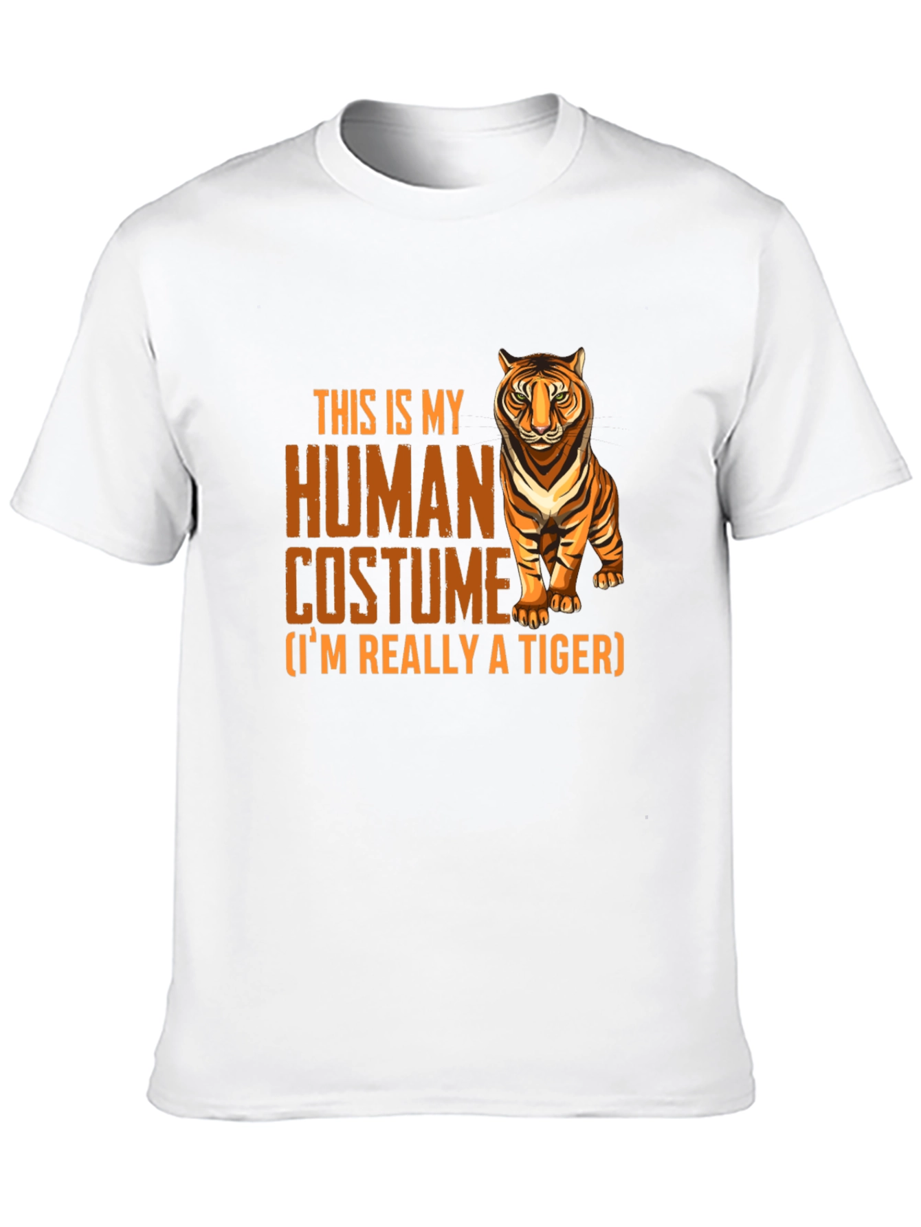 Human Costume Tiger Graphic Tee