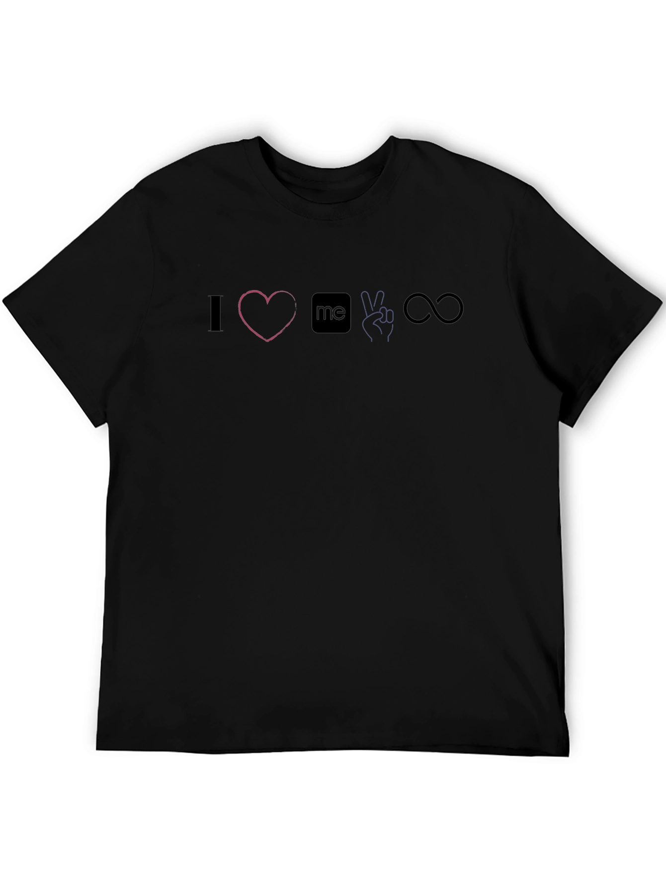 I Heart Me Peace Infinity Graphic T-Shirt