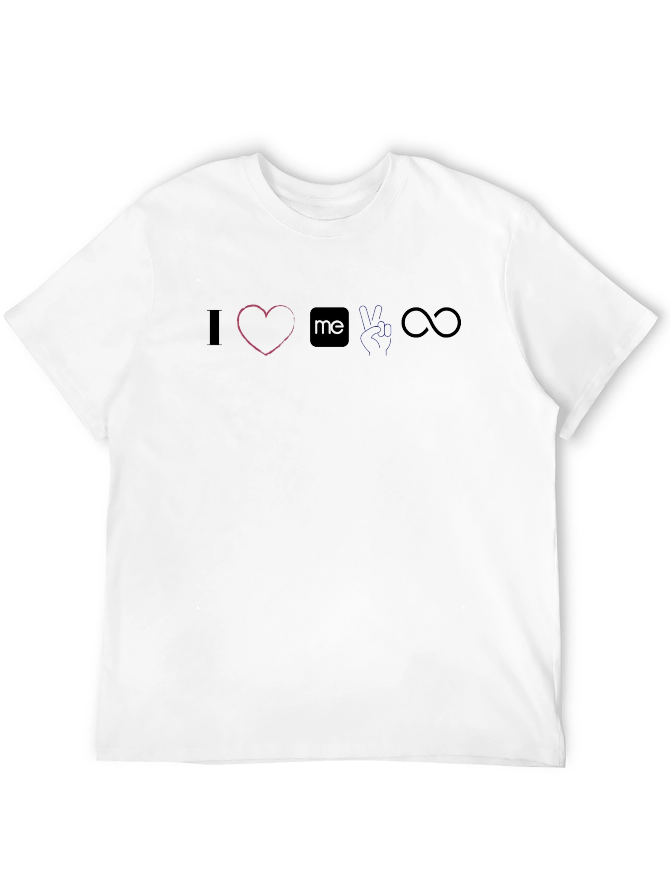 I Heart Me Peace Infinity Graphic T-Shirt