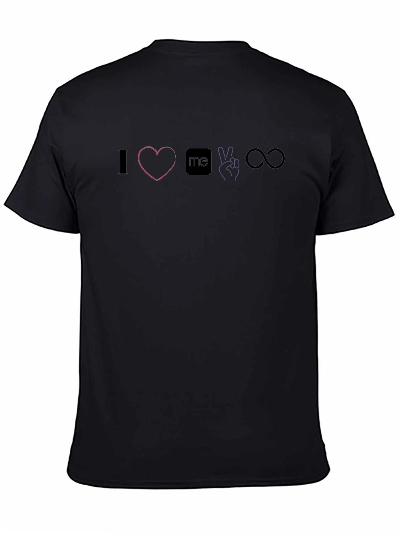 I Heart Me Peace Infinity Graphic T-Shirt