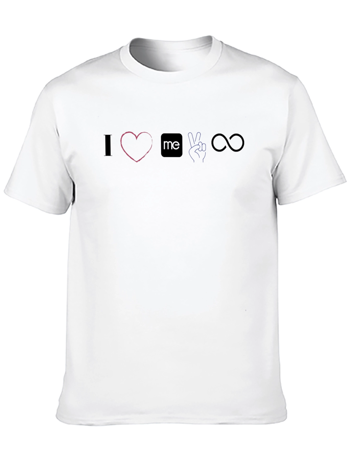 I Heart Me Peace Infinity Graphic T-Shirt