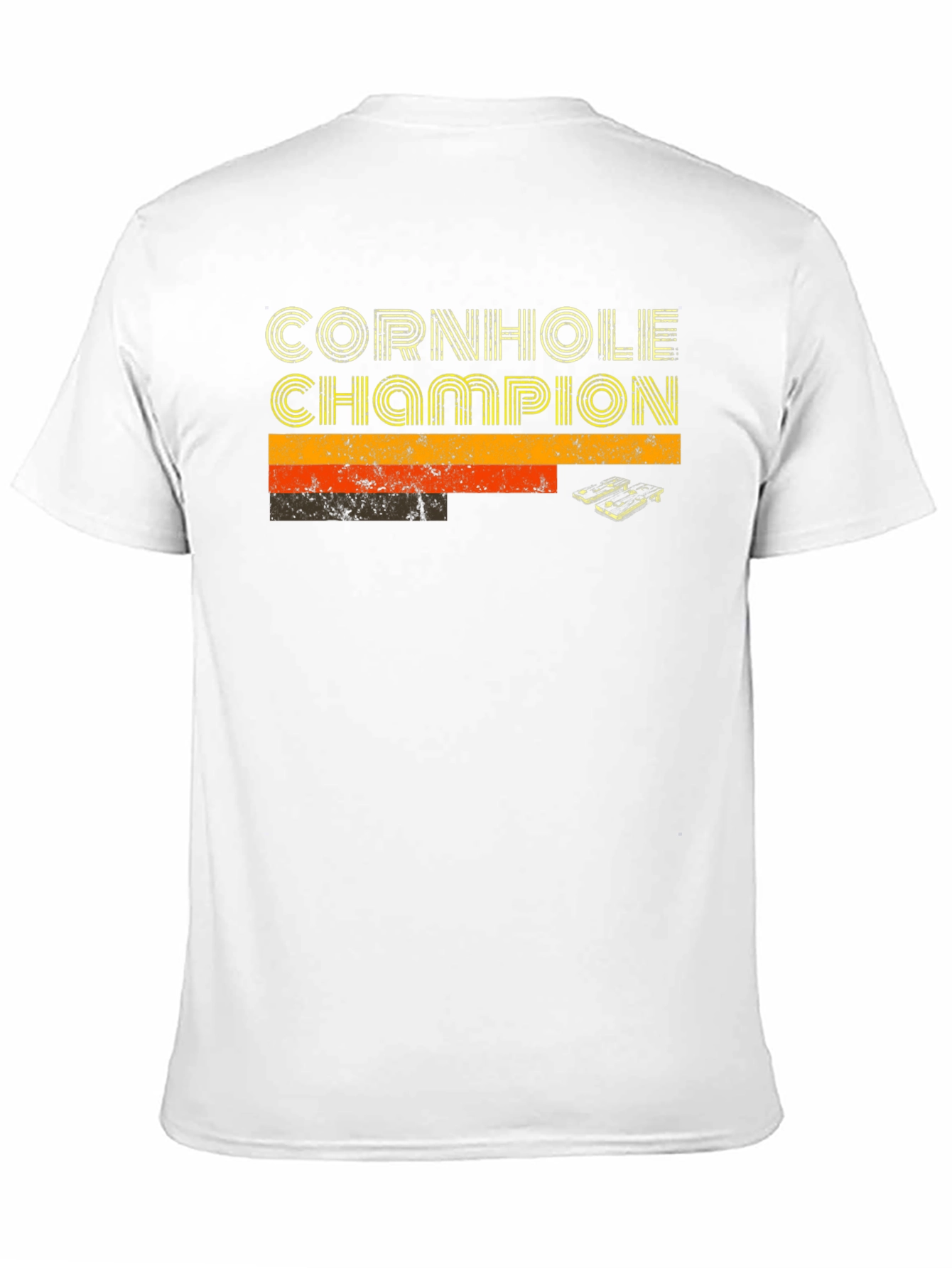 Cornhole Champion Retro Style Tee