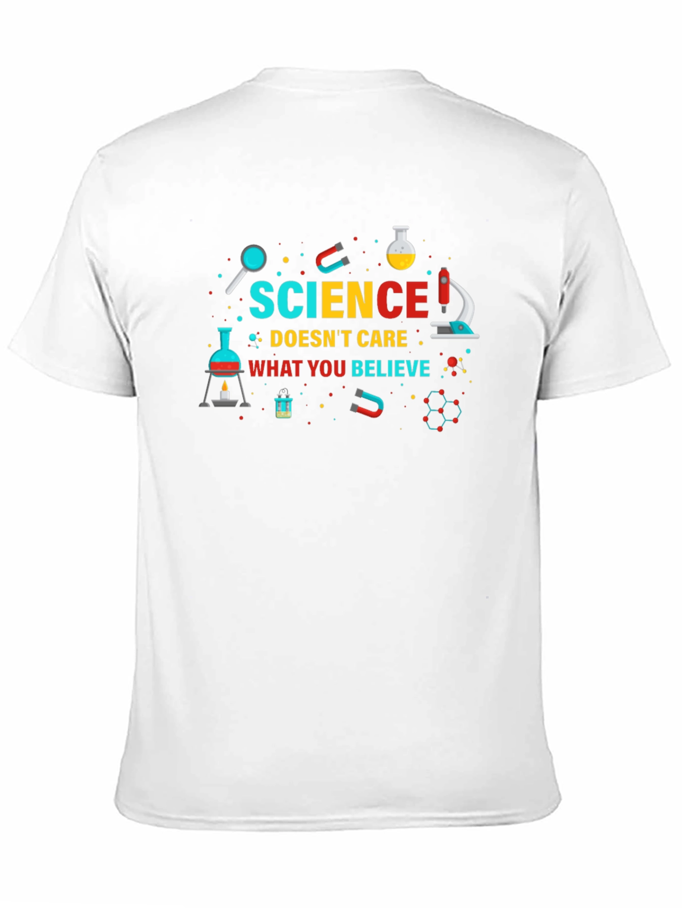 Science Doesnt Care Mens Black T-Shirt