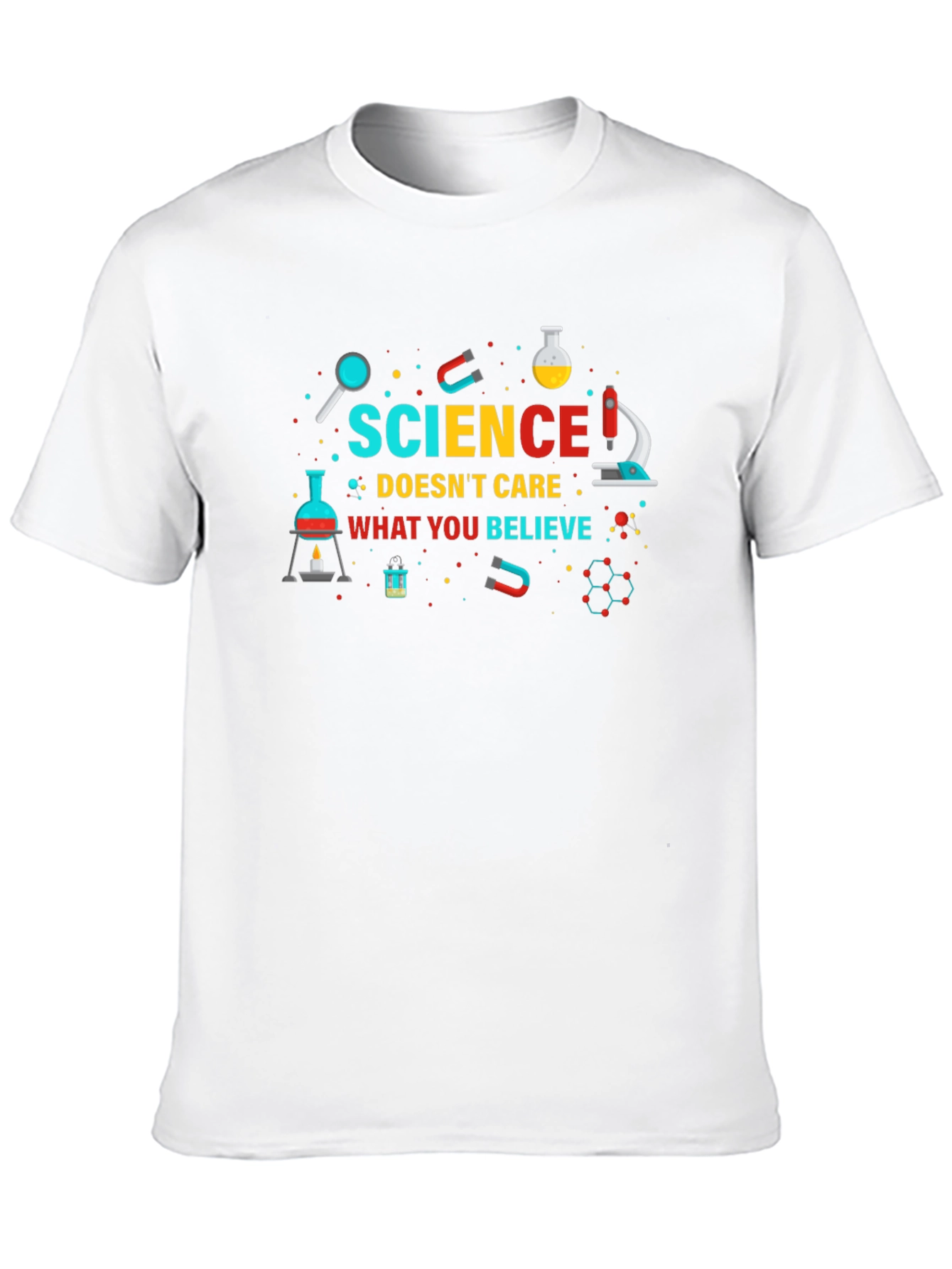 Science Doesnt Care Mens Black T-Shirt